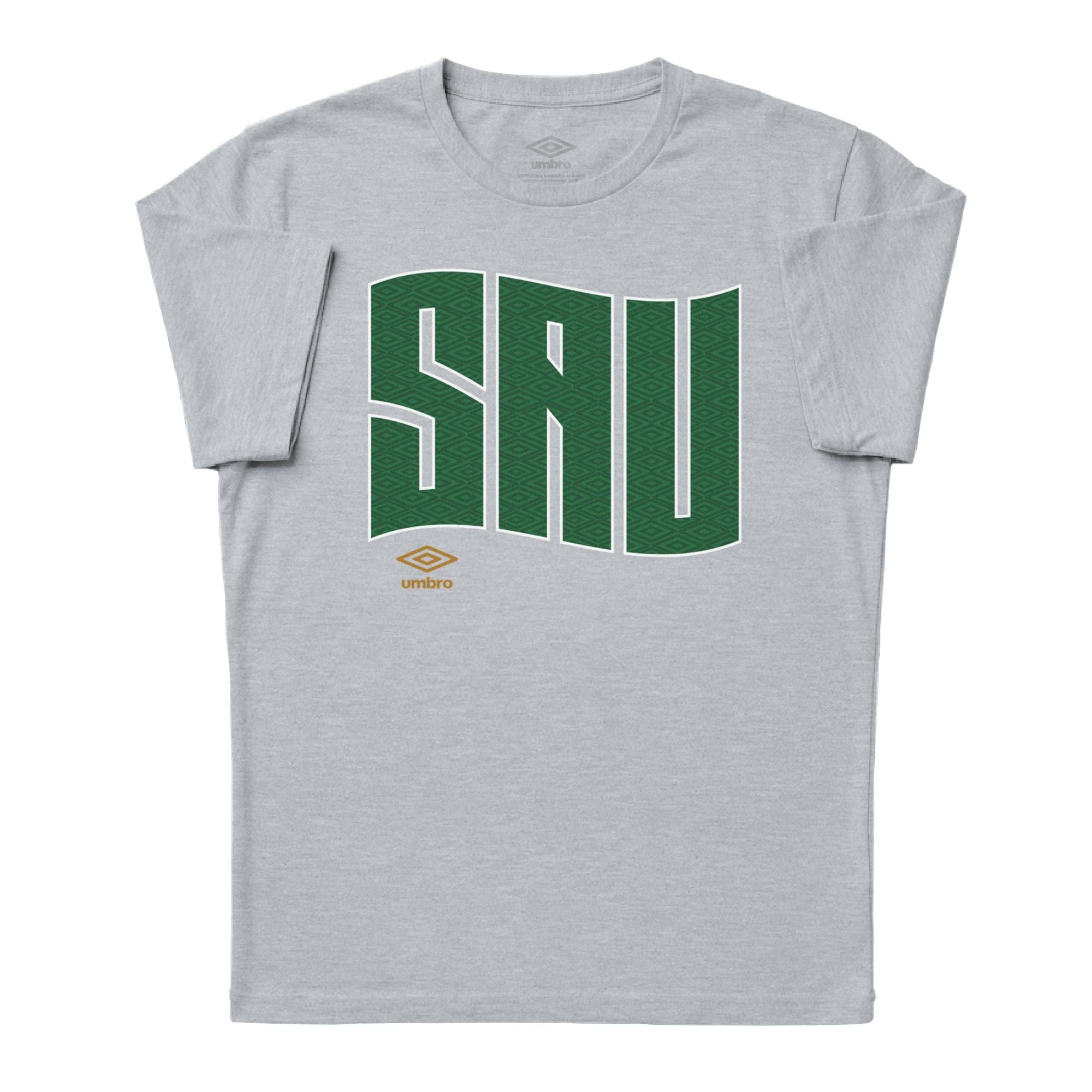 Umbro Adult Unisex Saudi Arabia Wavy Logo T-Shirt Sport Grey