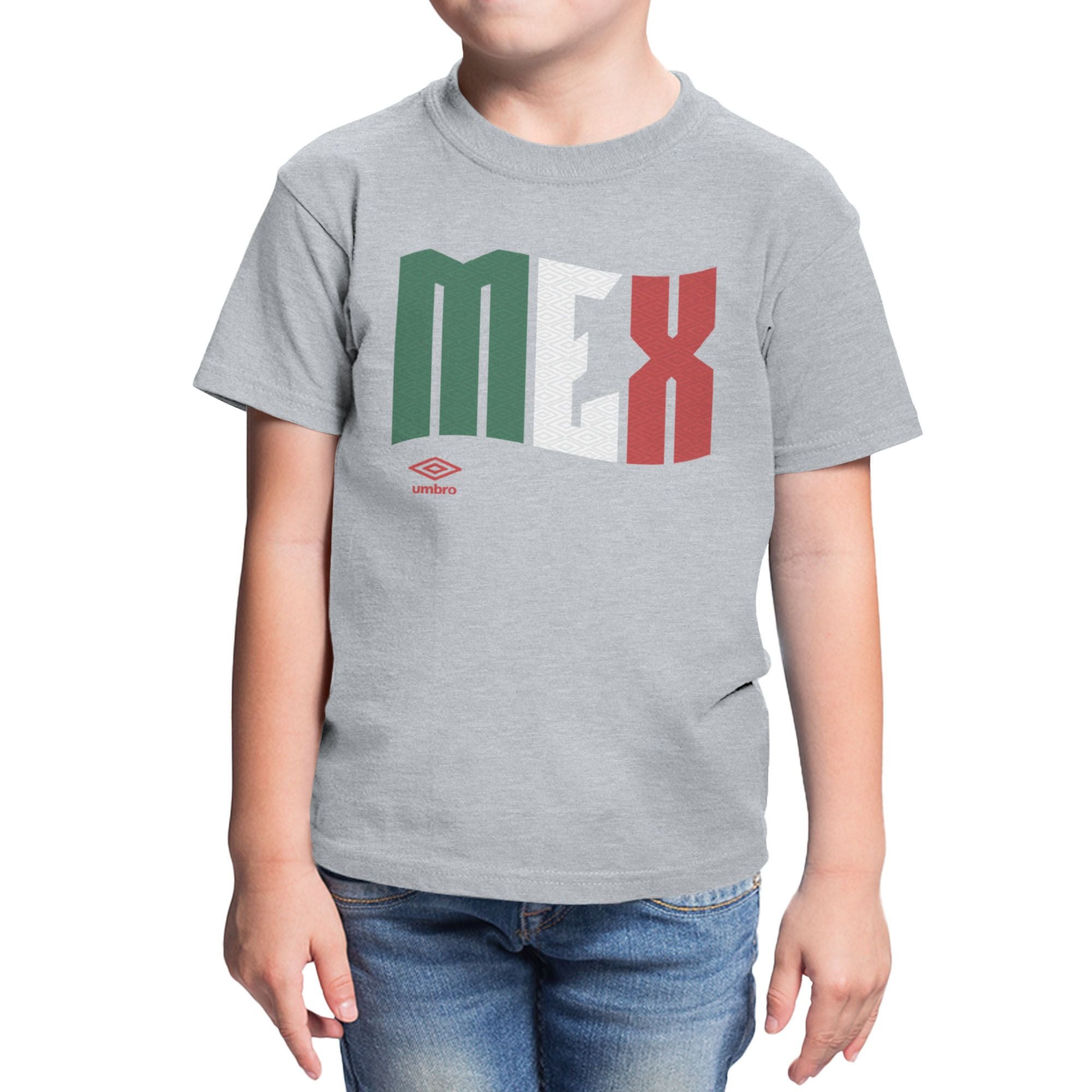 Umbro Kids Mexico Wavy Logo T-Shirt