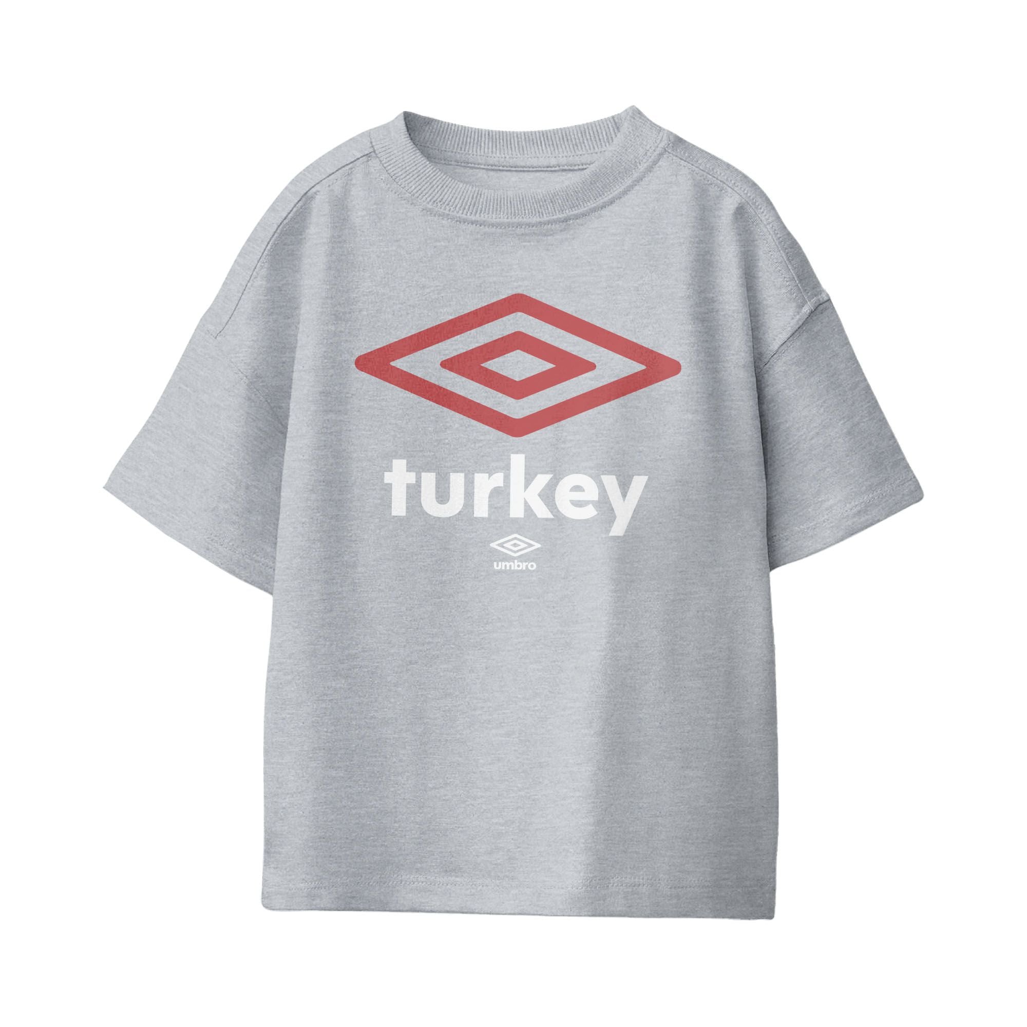 Umbro Kids Turkey Diamond Logo T-Shirt Sport Grey