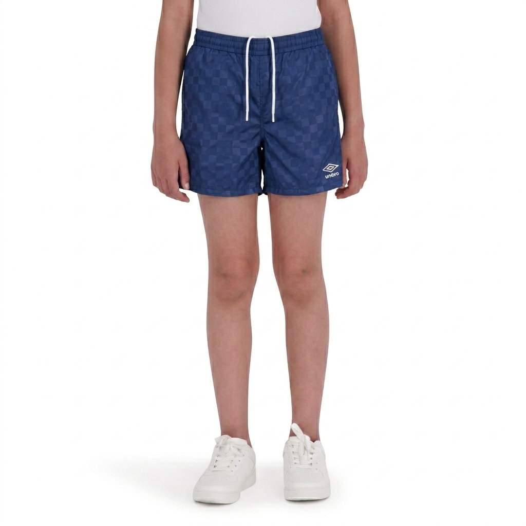 Umbro Girl's Checkered Athletic Short