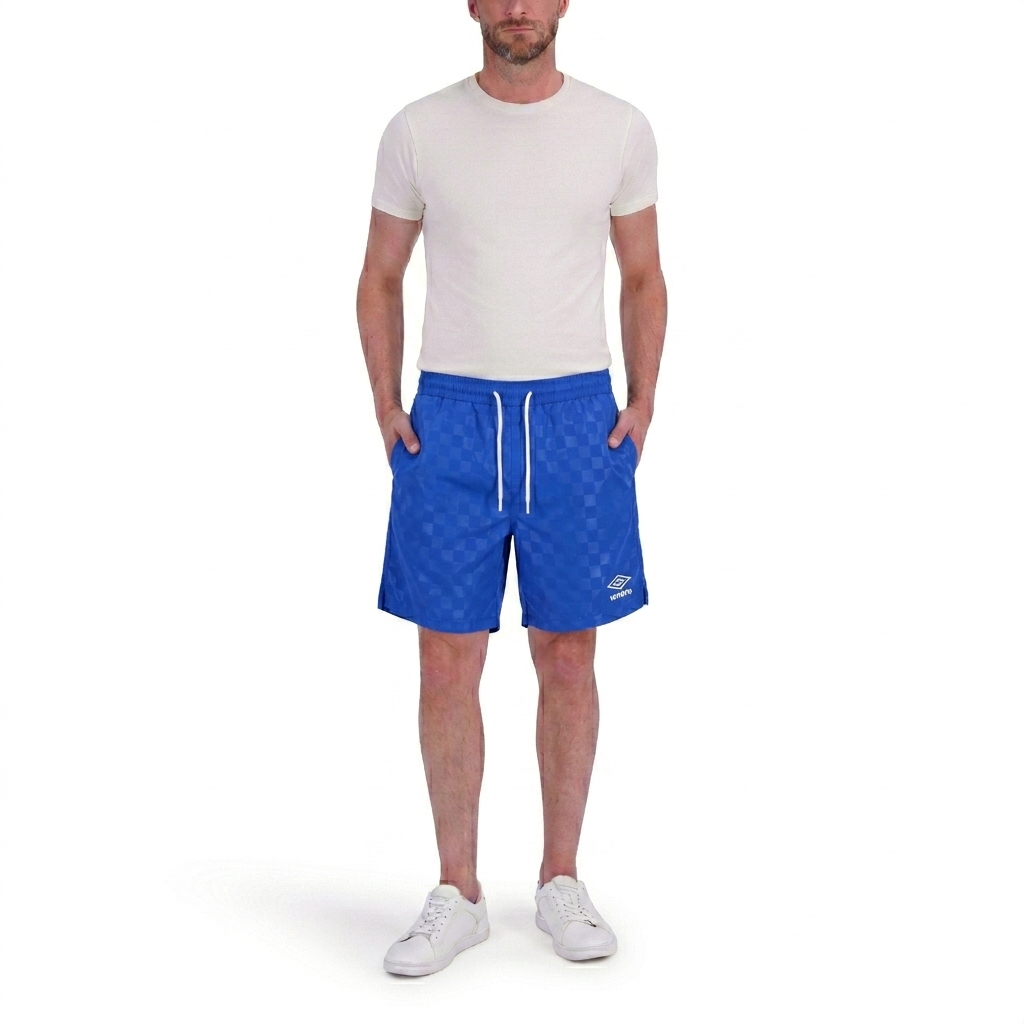 mens royal blue soccer shorts umbro checkered short