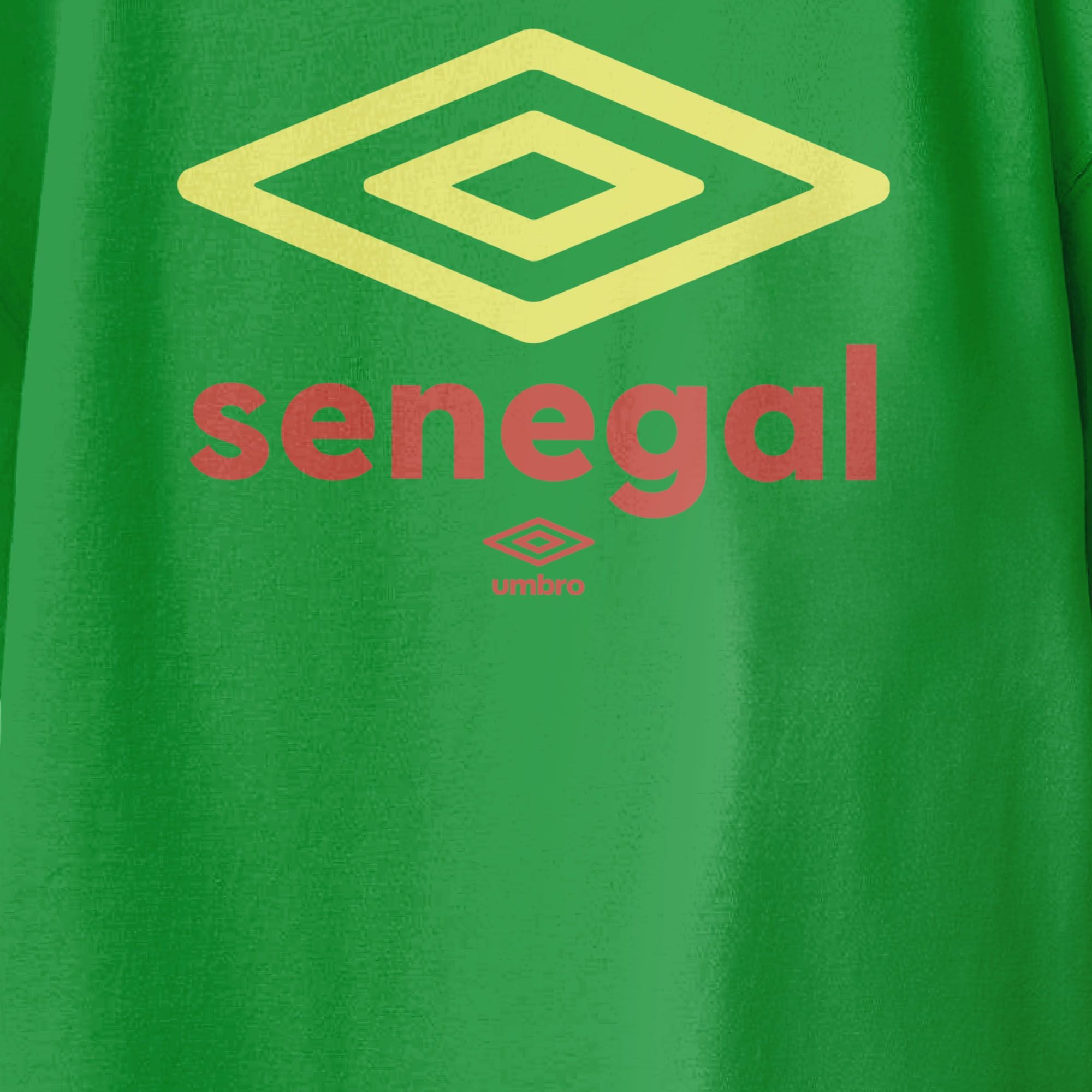 Umbro Kids Senegal Diamond Logo T-Shirt Turf Green