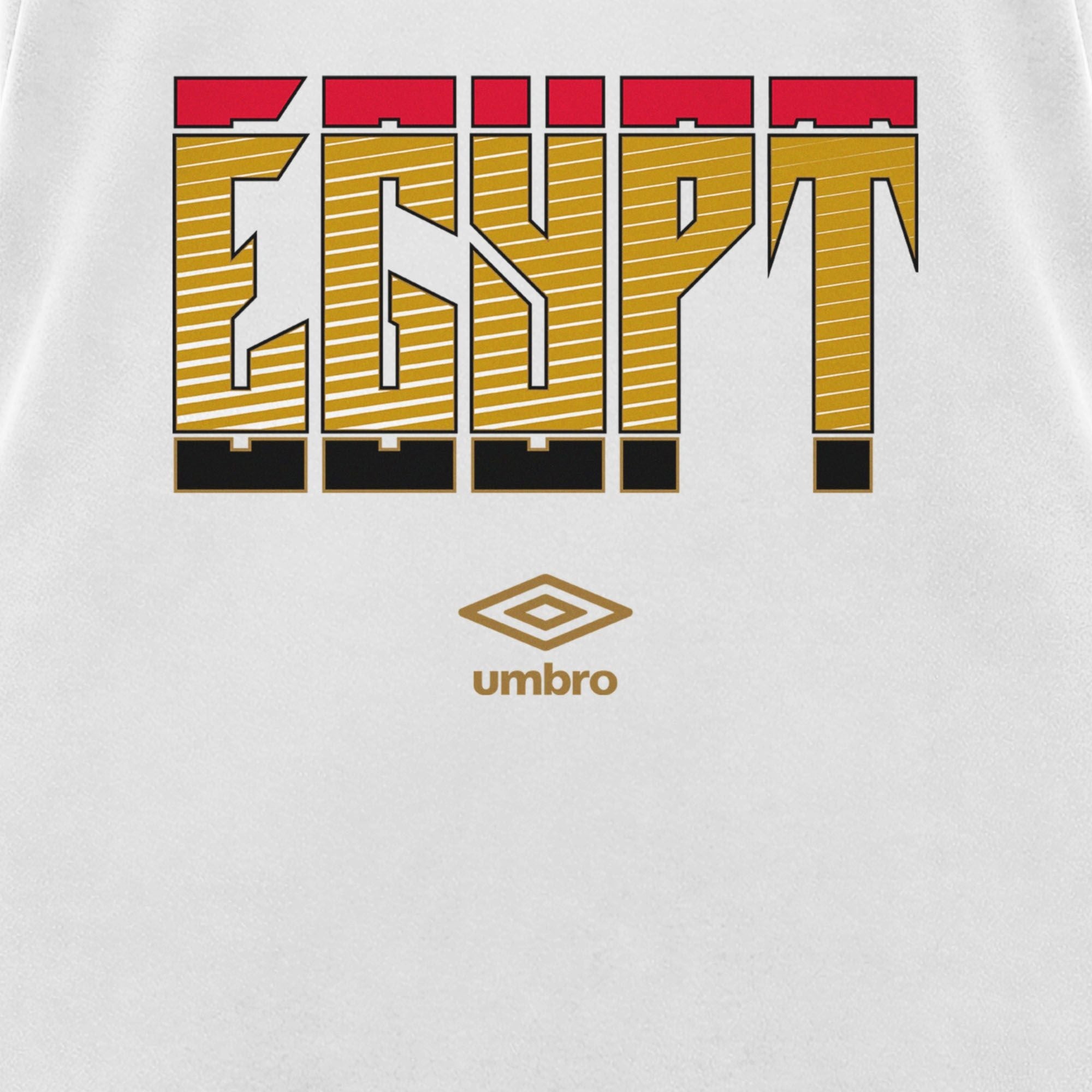 Umbro Egypt Stacked Soccer Tank Bright White
