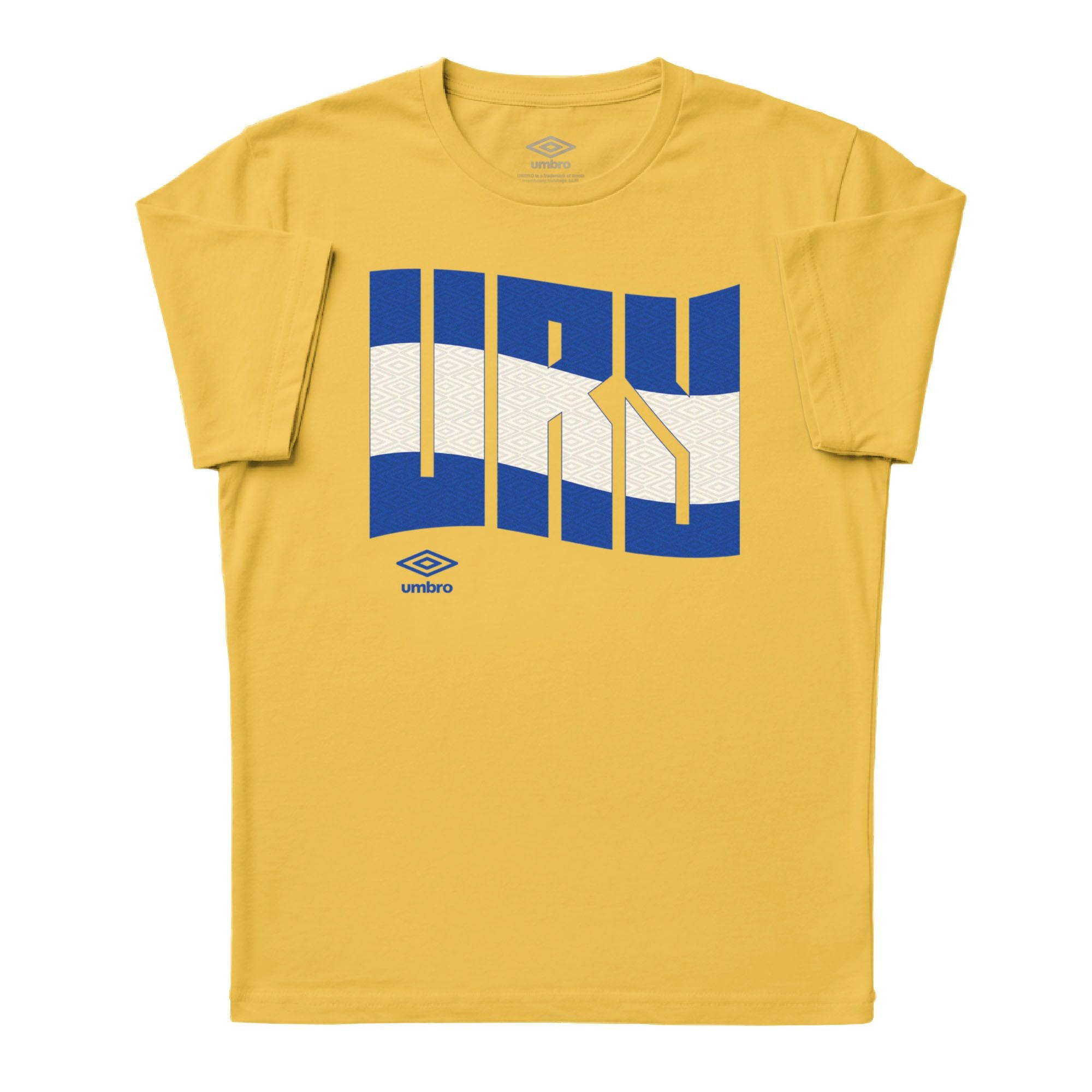 Umbro Uruguay Wavy Logo T-Shirt Daisy