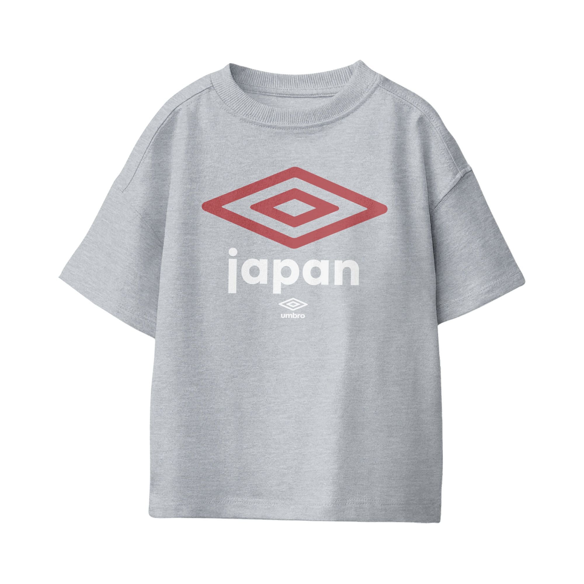 Umbro Kids Unisex Japan Diamond Logo T-Shirt Sport Grey