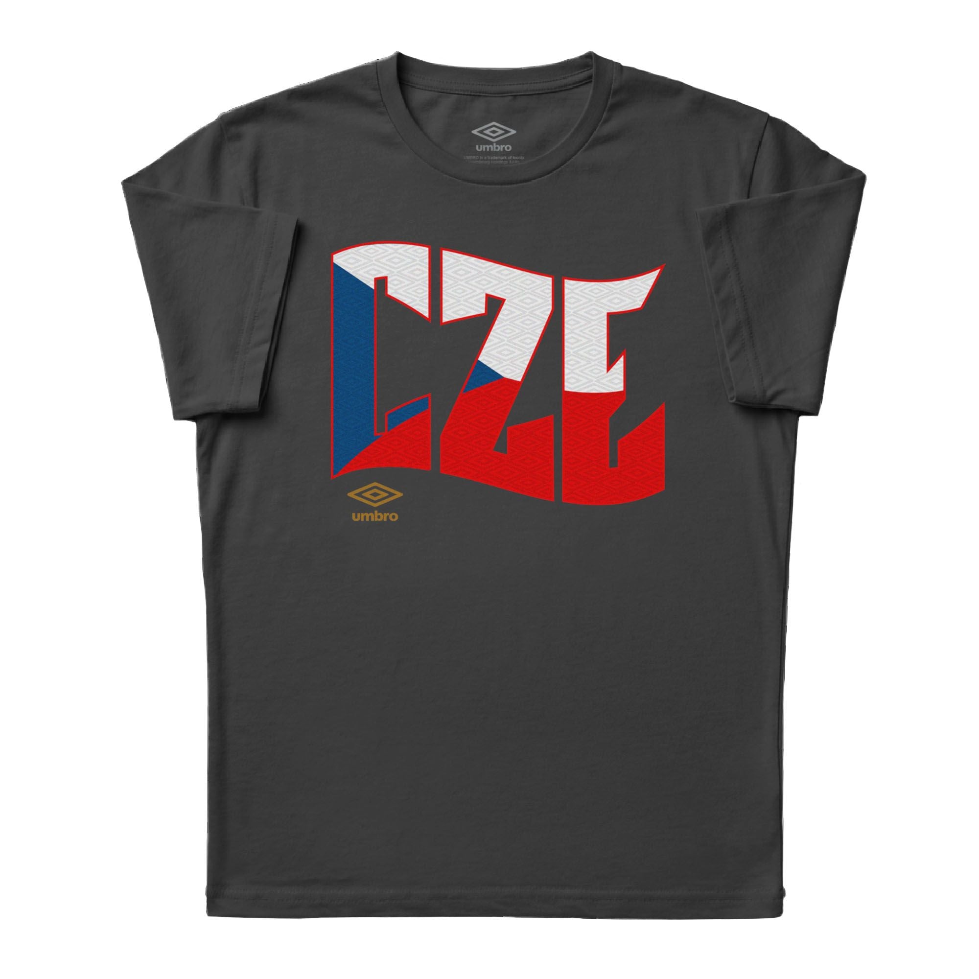 Umbro Czech Republic Wavy Logo T-Shirt Black
