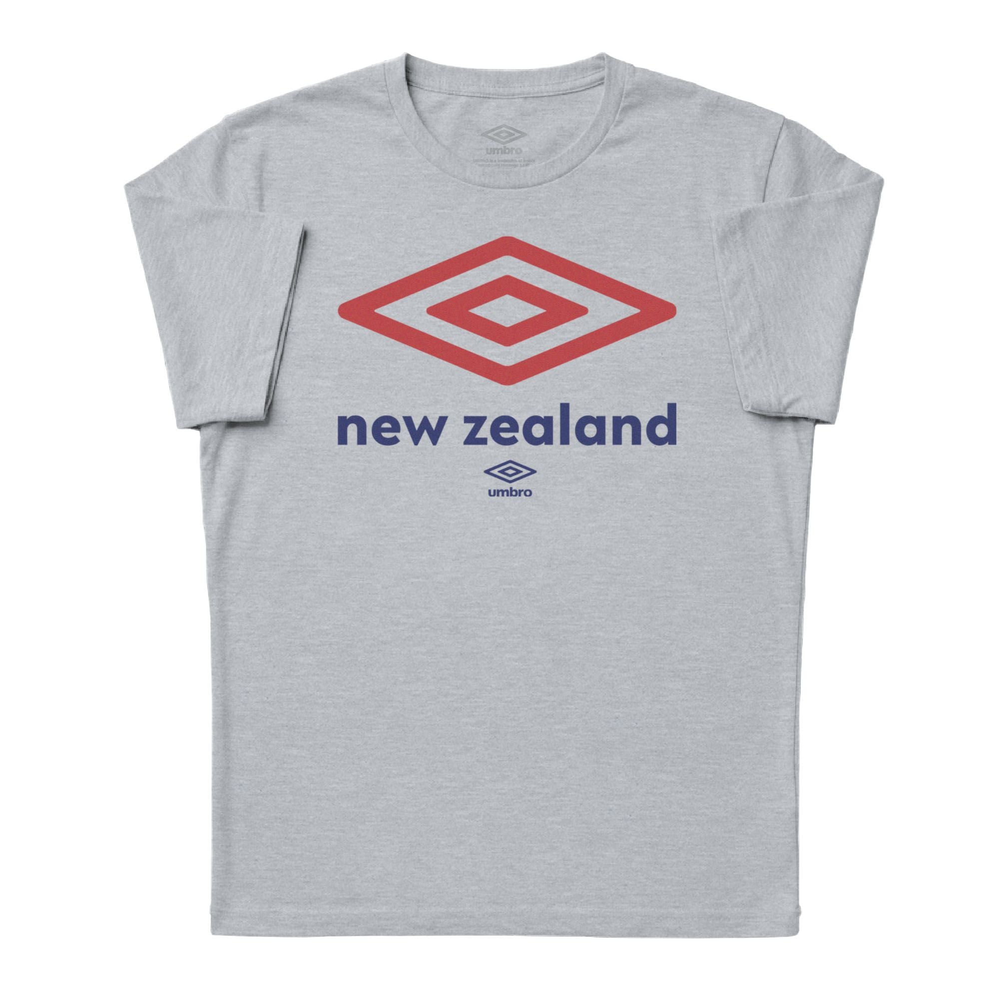 Umbro Adult Unisex New Zealand Diamond Logo T-Shirt Sport Grey