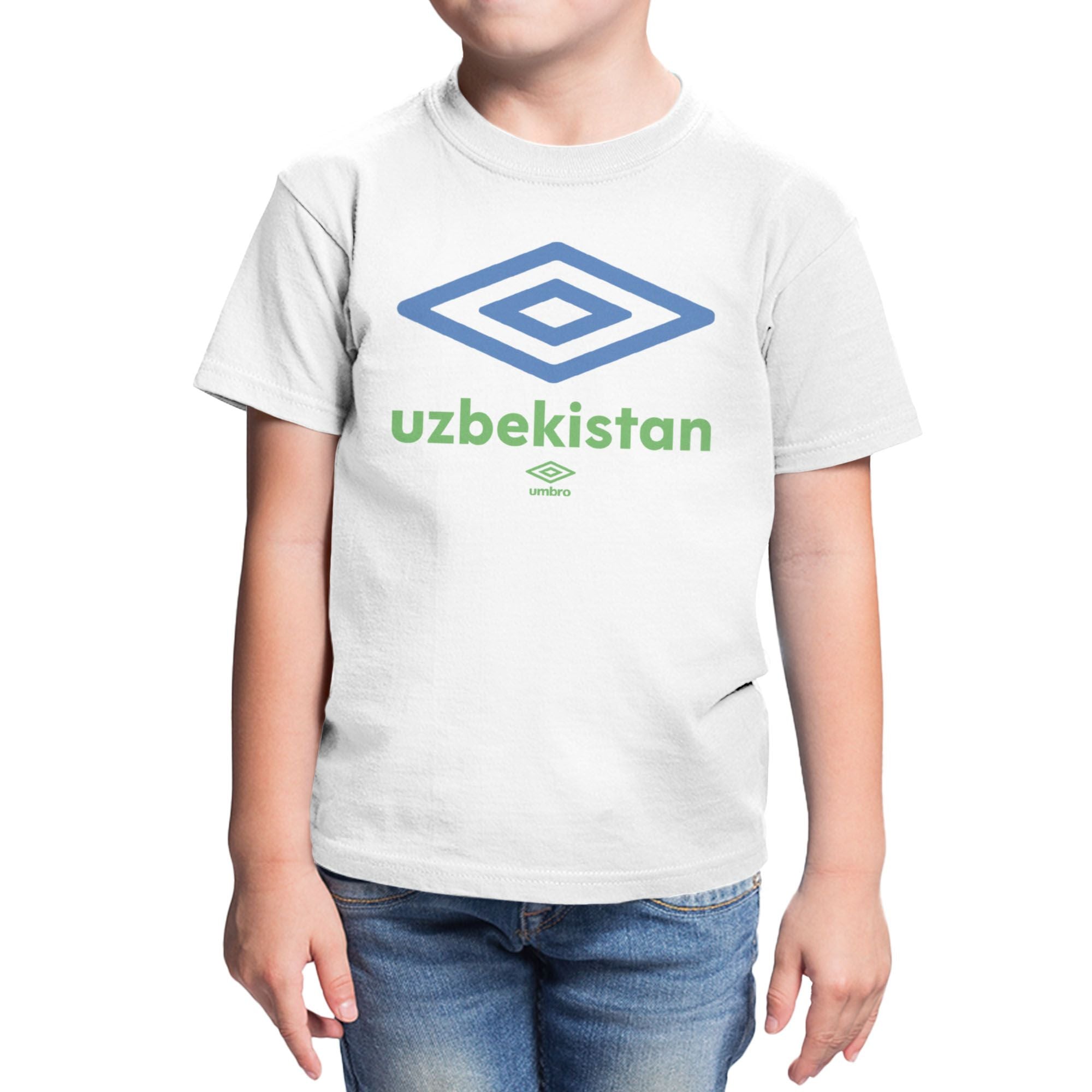 Umbro Kids Uzbekistan Diamond Logo T-Shirt