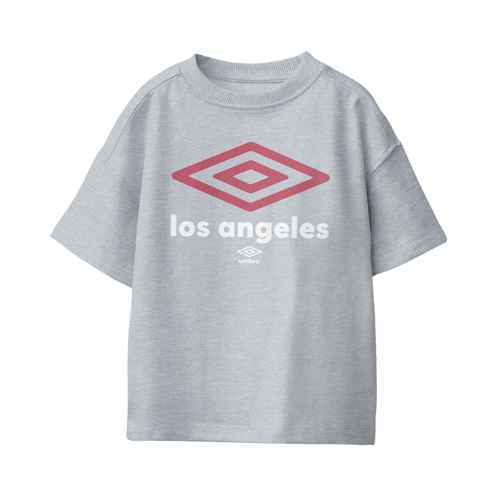 Umbro Kids Los Angeles City Diamond Logo T-Shirt Sport Grey