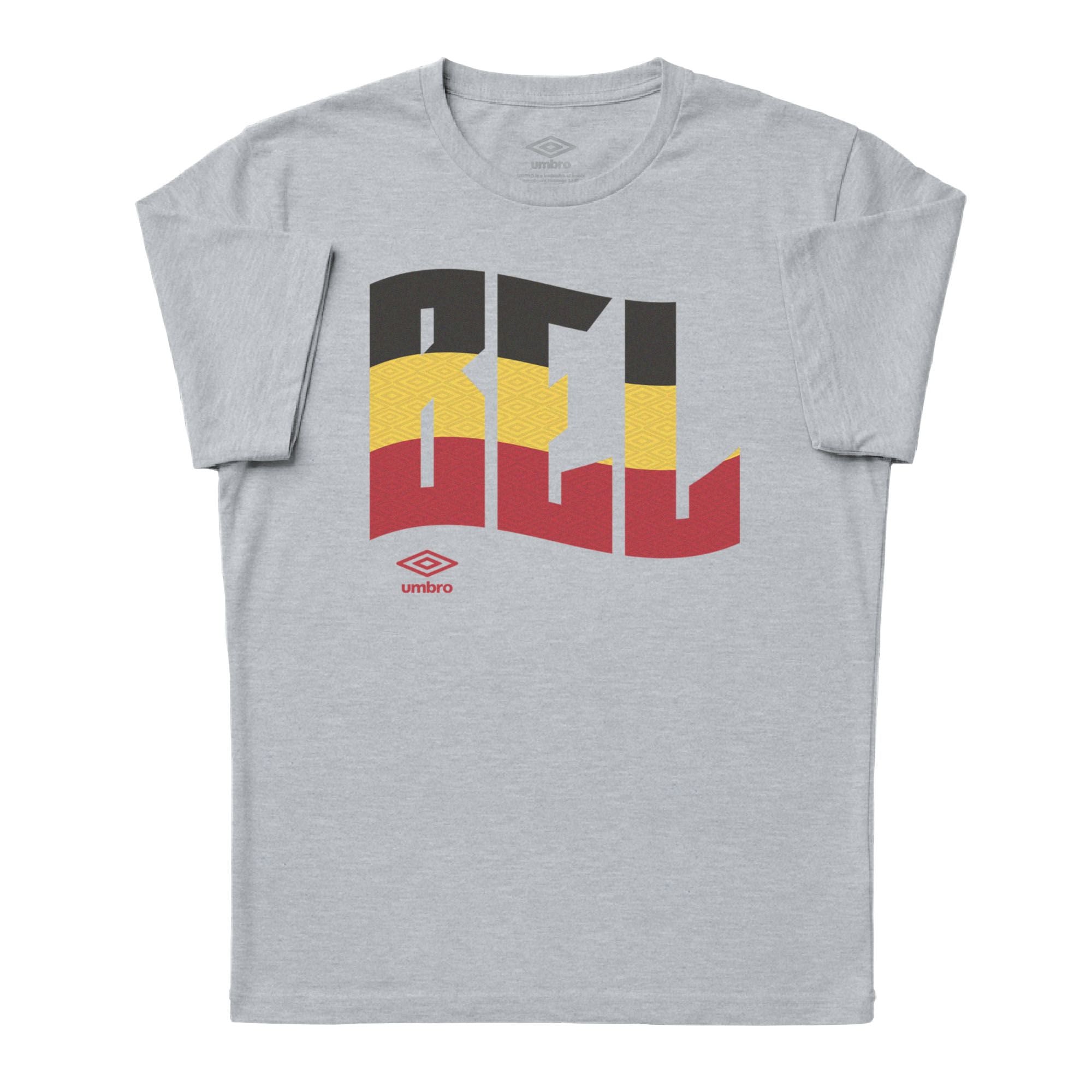 Umbro Belgium Wavy Logo T-Shirt Sport Grey