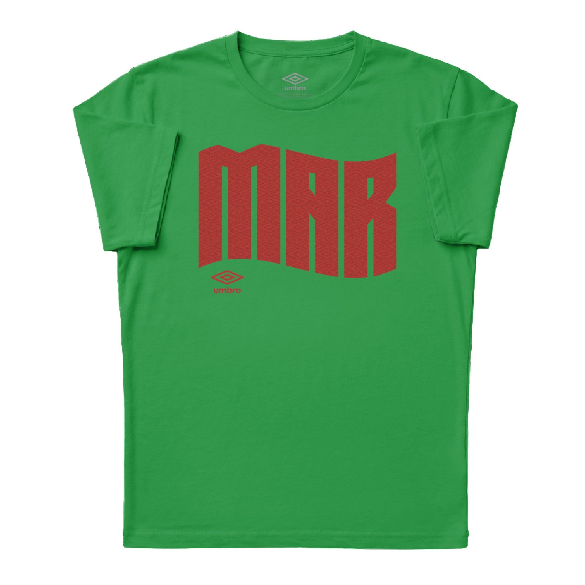 Umbro Morocco Wavy Logo T-Shirt Turf Green