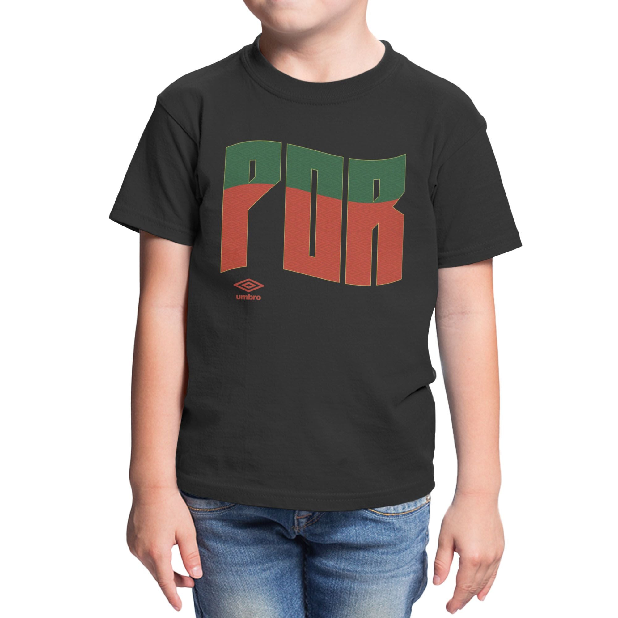 Umbro Kids Portugal Wavy Logo T-Shirt