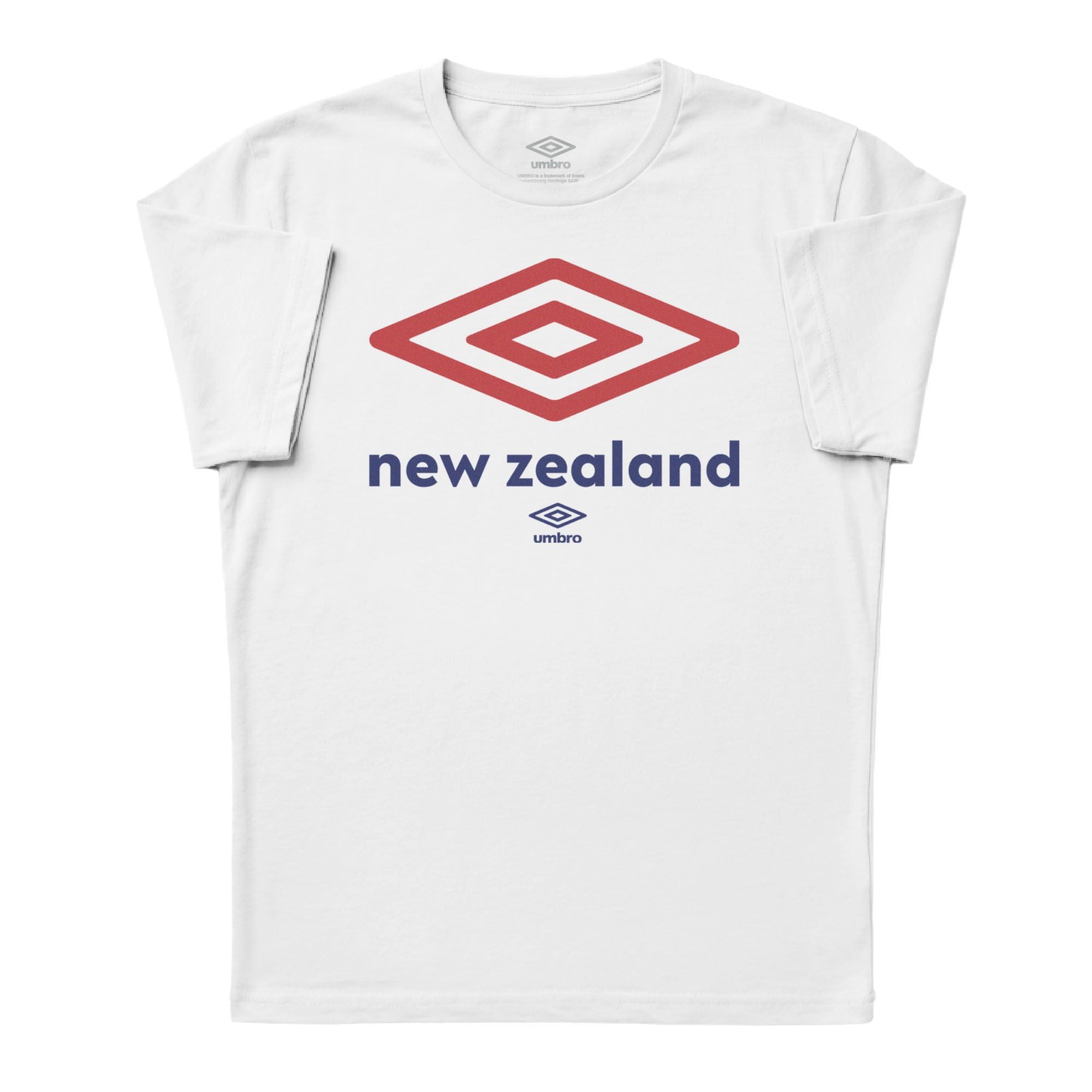 Umbro New Zealand Diamond Logo T-Shirt White