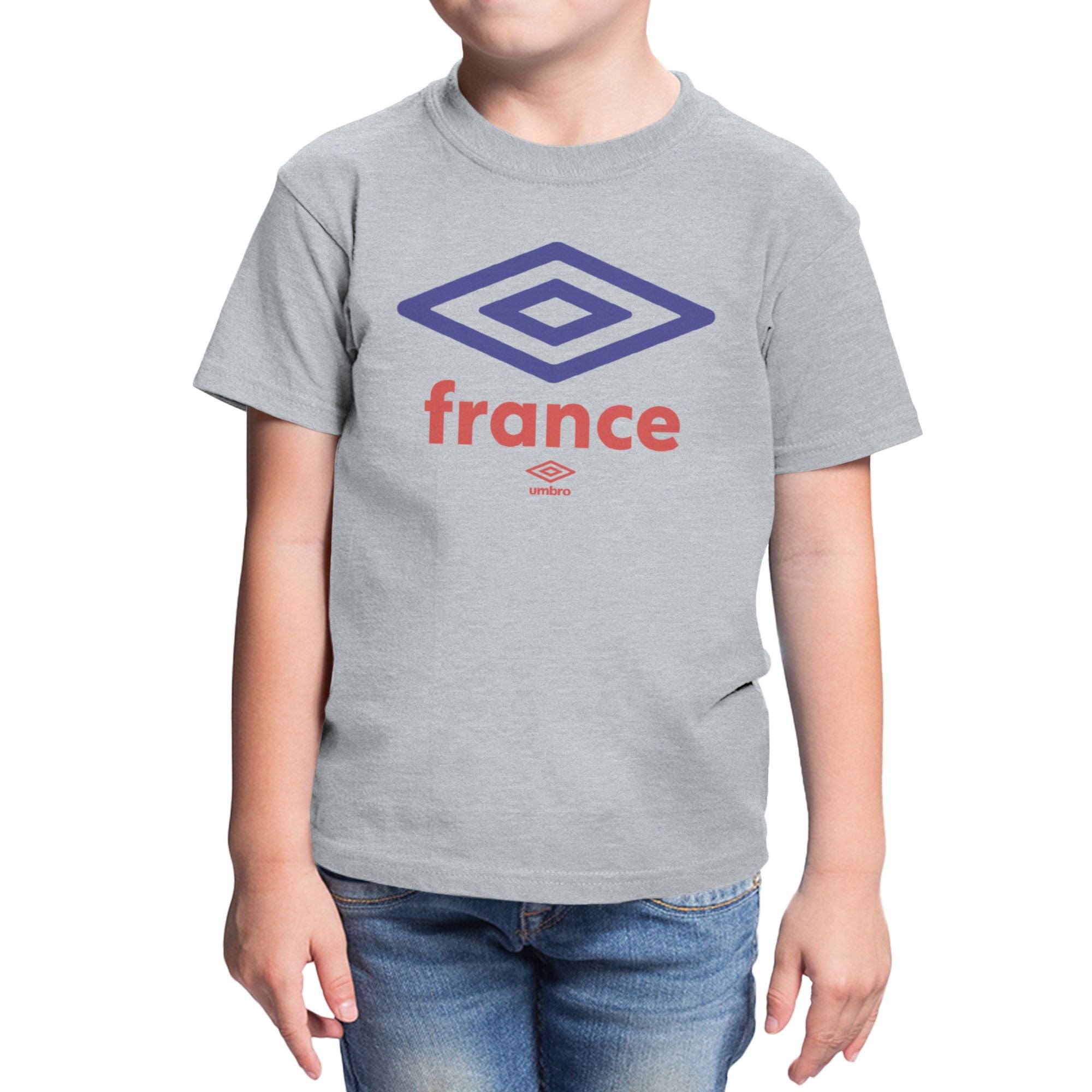 Umbro Kids France Diamond Logo T-Shirt