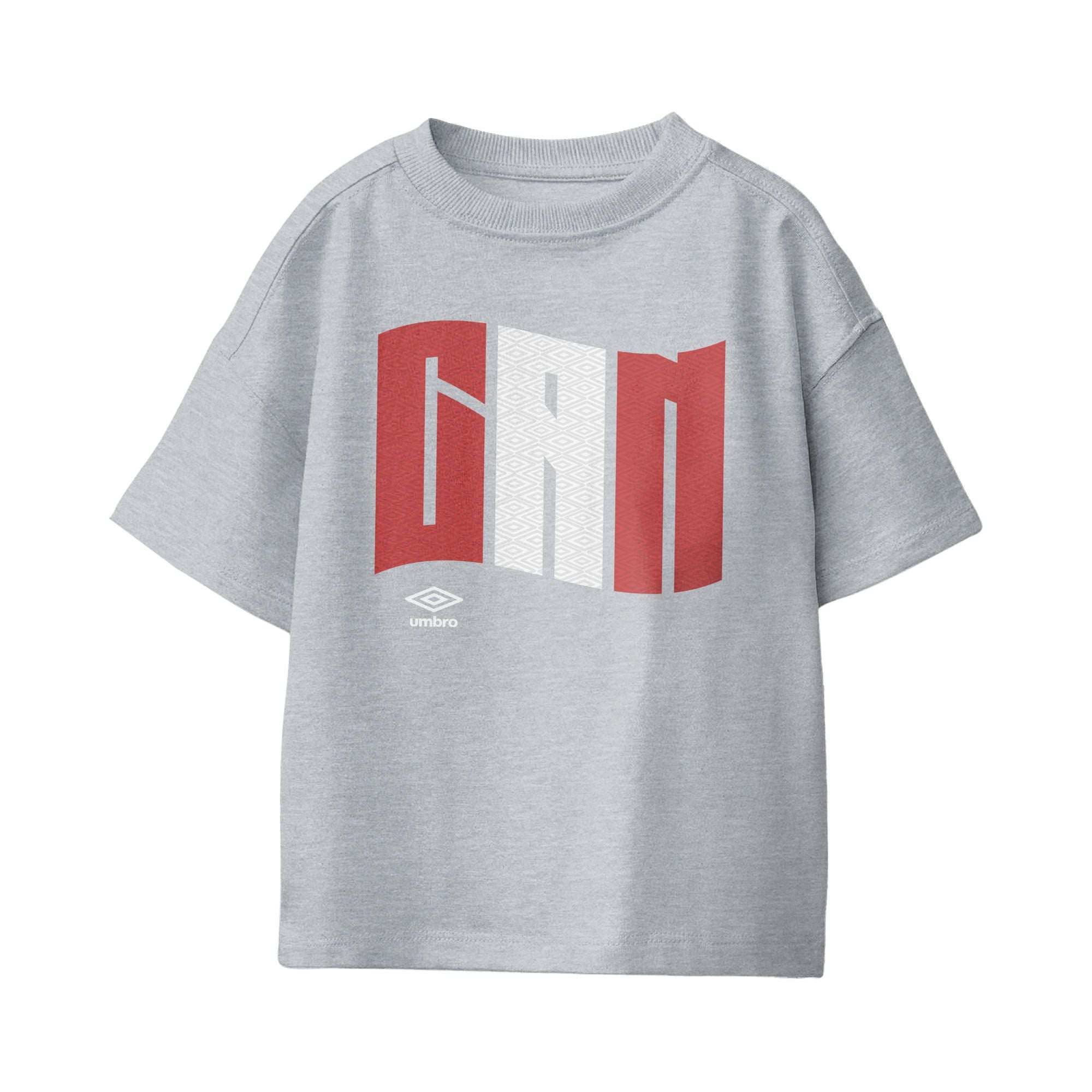 Umbro Kids Canada Wavy Logo T-Shirt Sport Grey