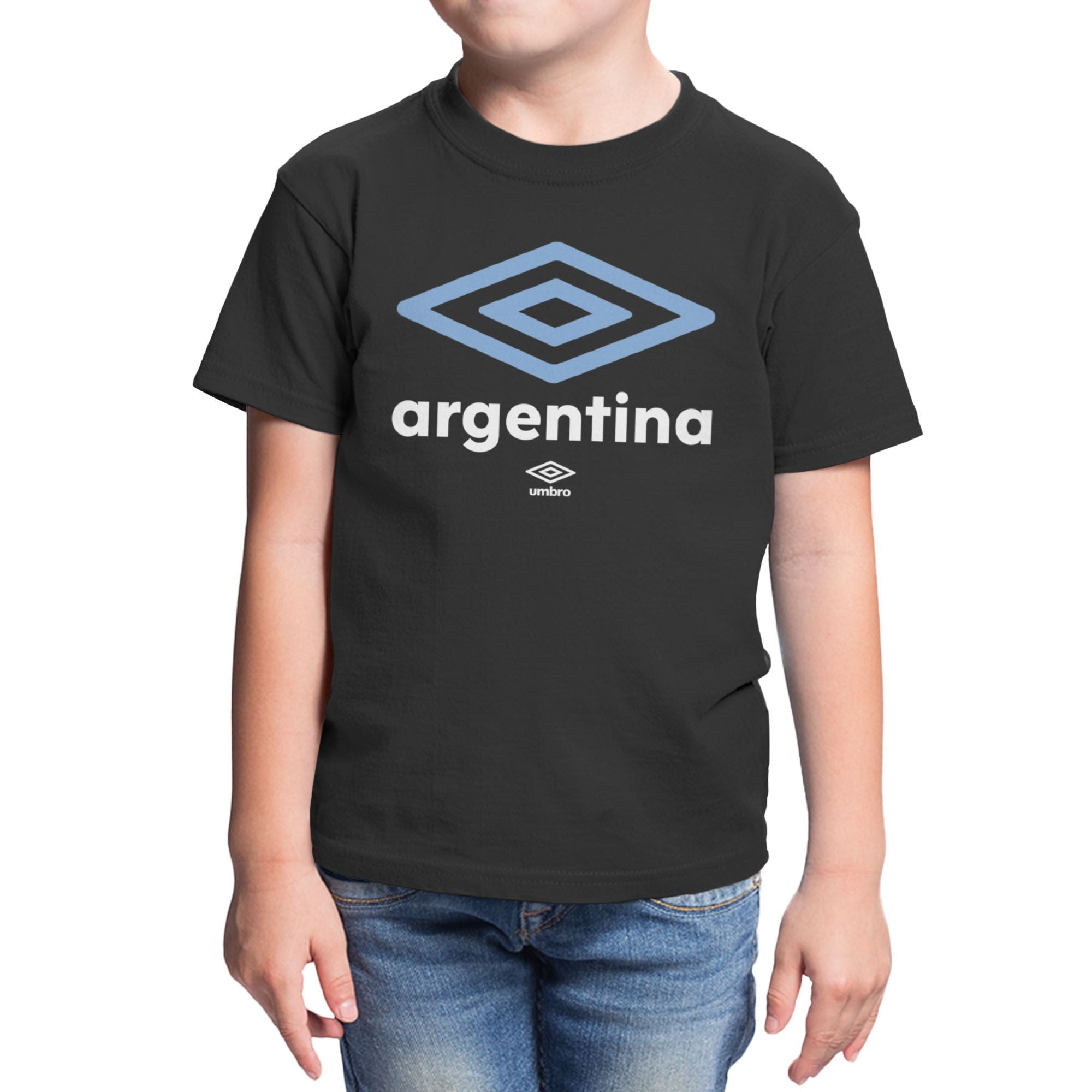 Umbro Kids Argentina Diamond Logo T-Shirt