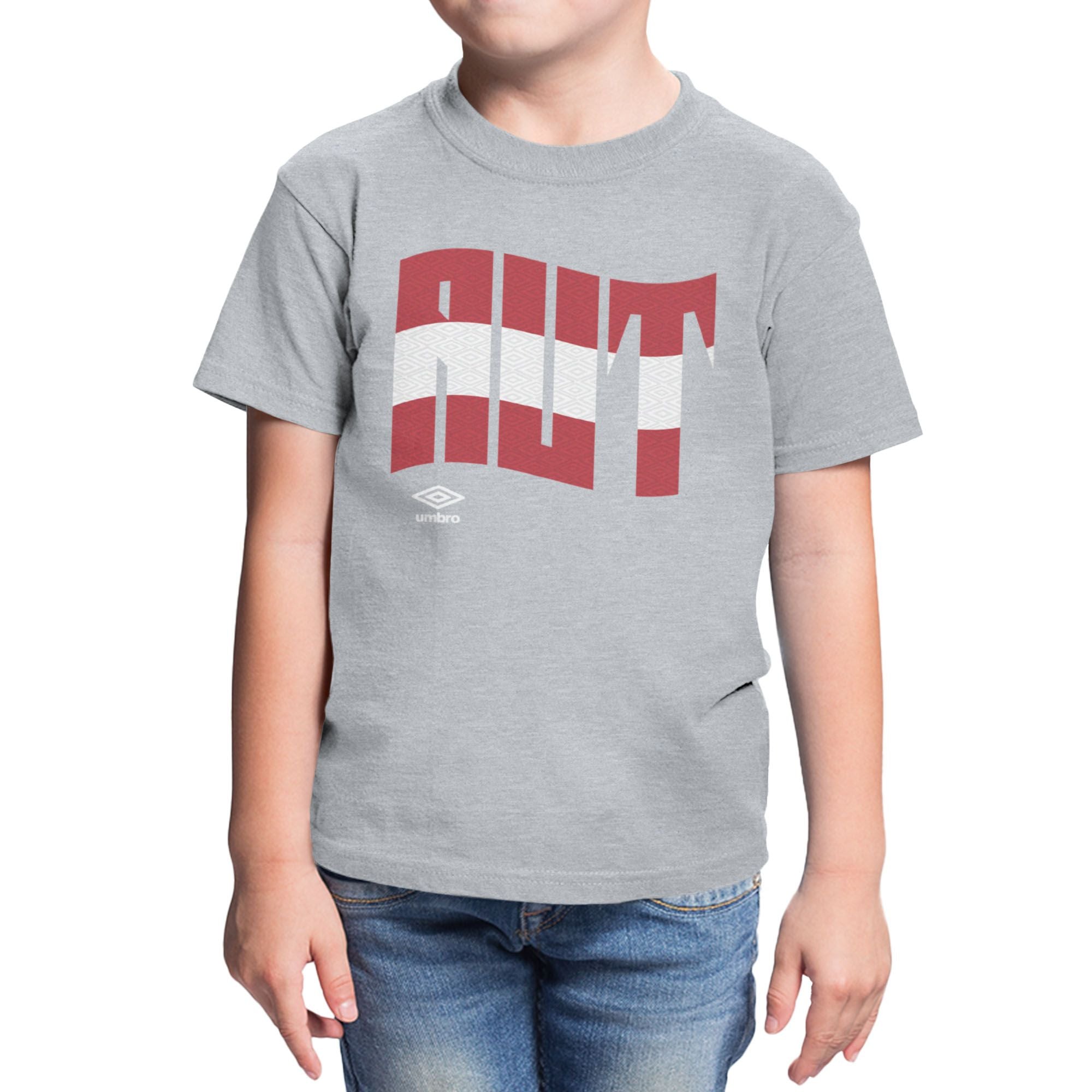 Umbro Kids Austria Wavy Logo T-Shirt