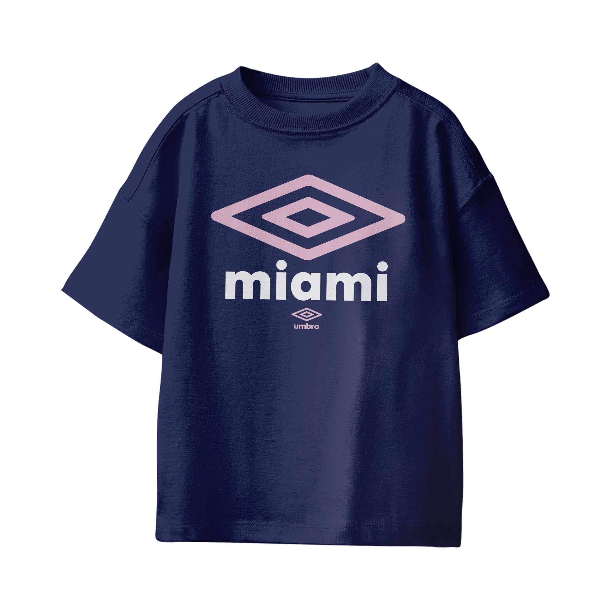 Umbro Kids Miami City Diamond Logo T-Shirt Navy