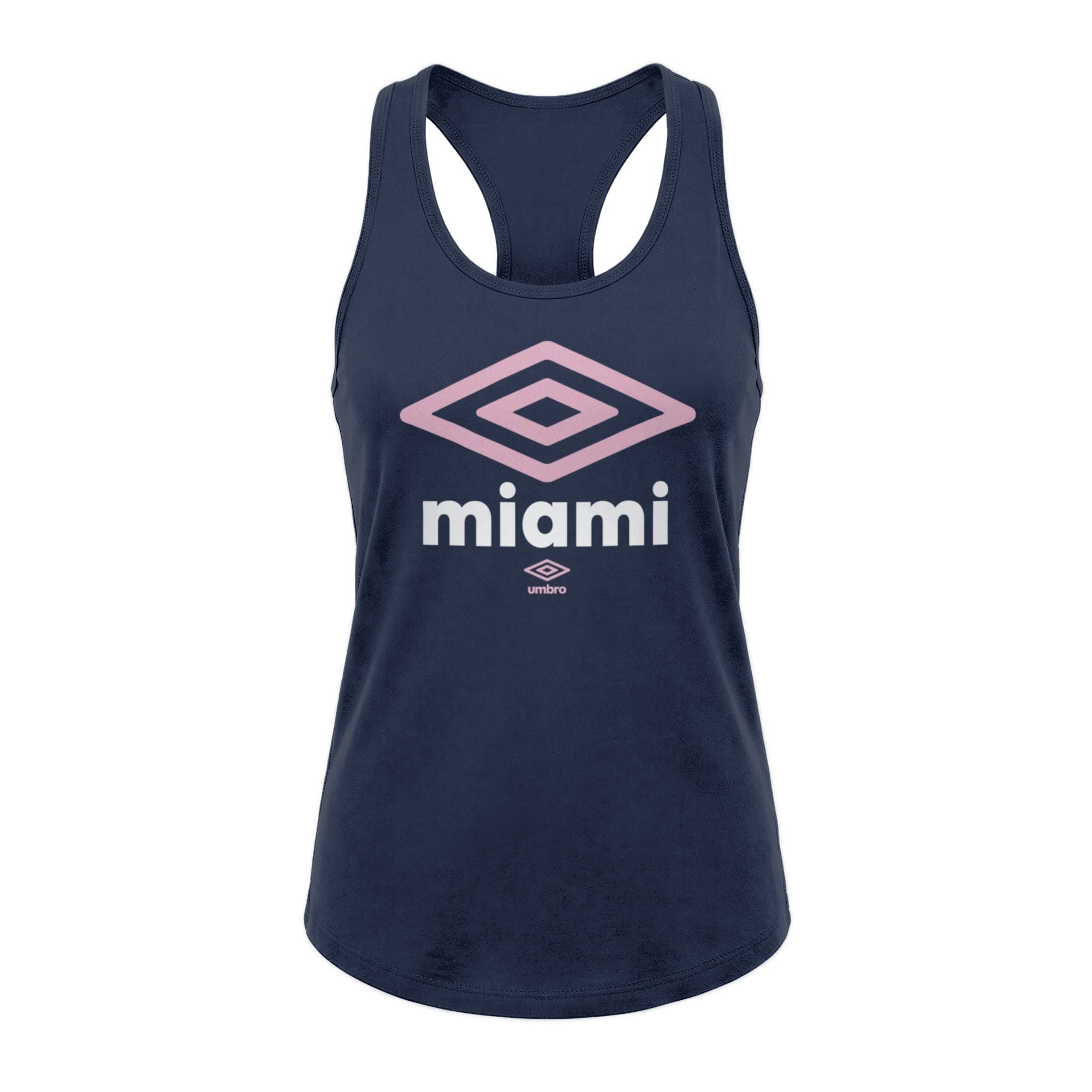 Umbro Miami City Diamond Logo Tank Midnight Navy