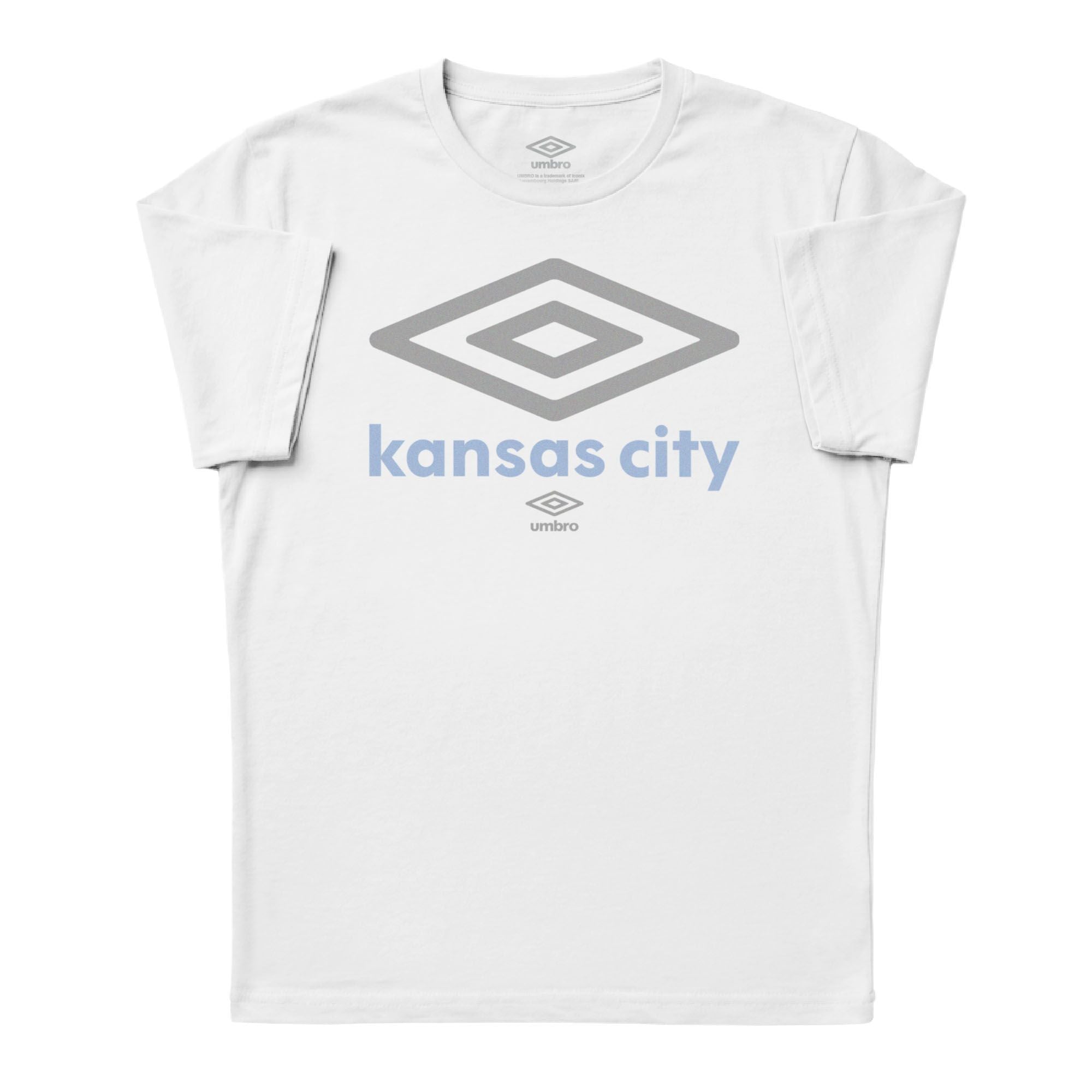 Umbro Adult Kansas City Diamond Logo T-Shirt White