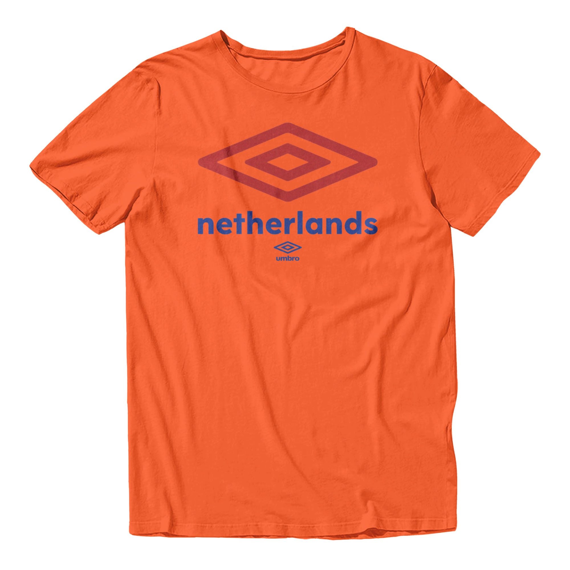 Umbro Netherlands Diamond Logo T-Shirt Orange 
