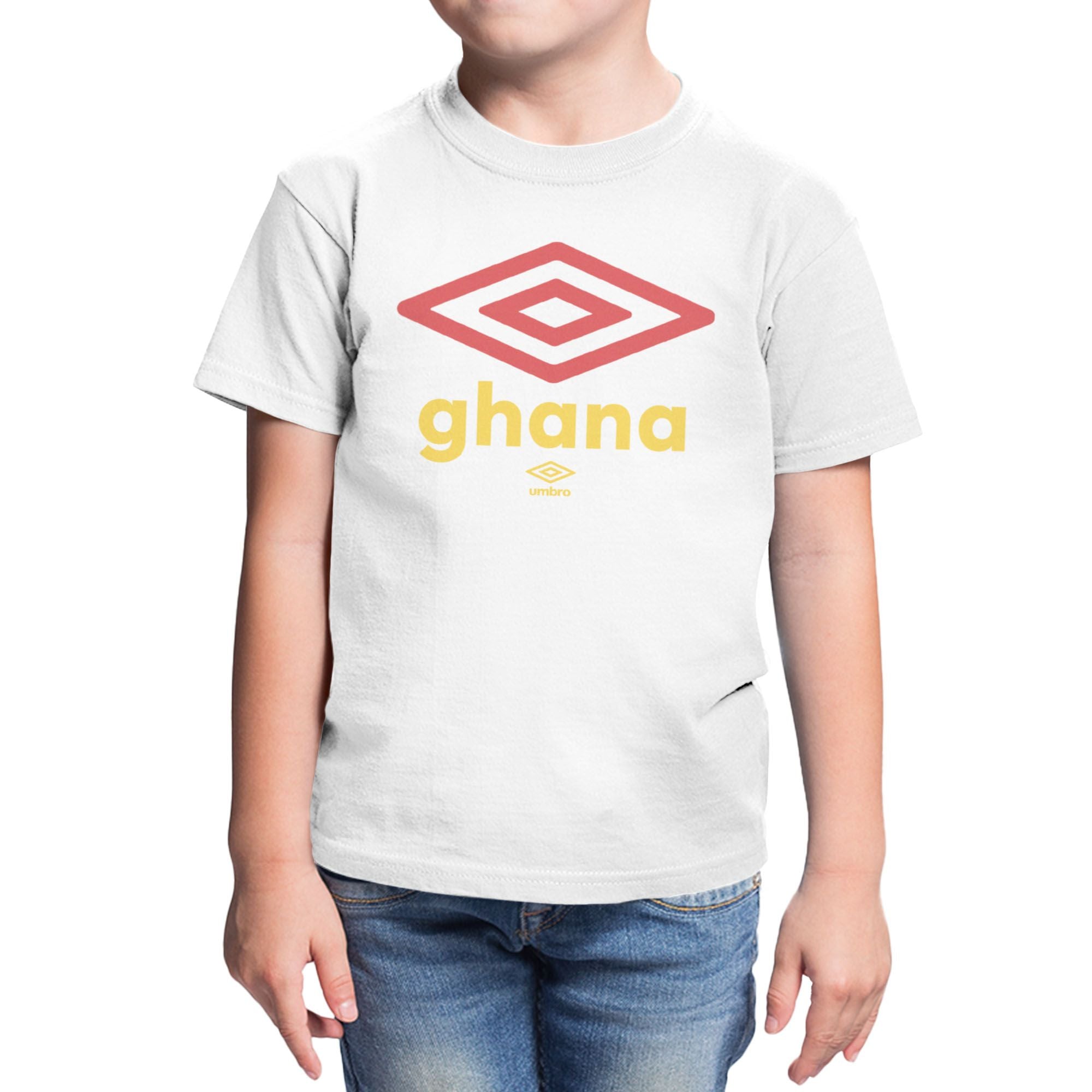 Umbro Kids Ghana Diamond Logo T-Shirt