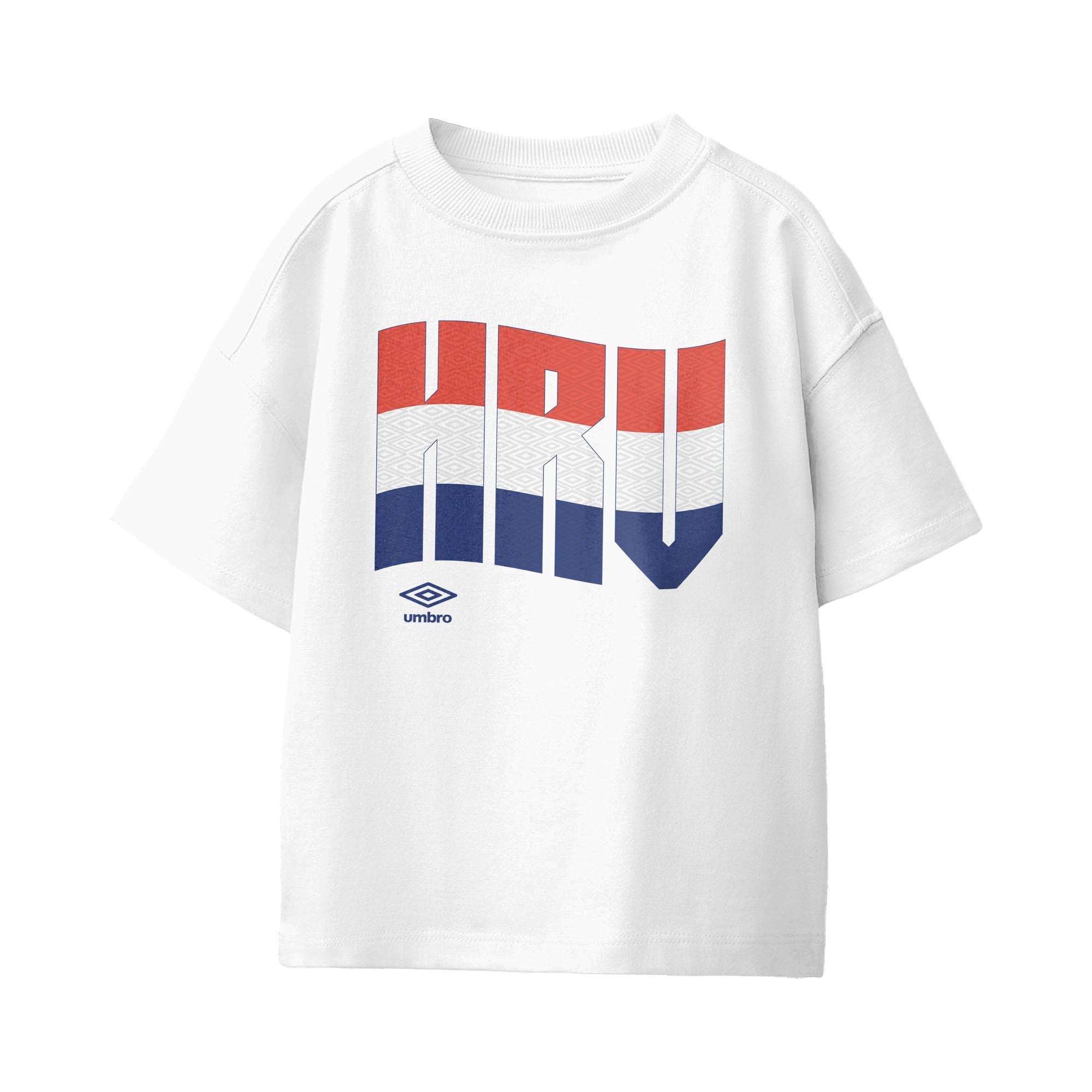 Umbro Kids Croatia Wavy Logo T-Shirt White
