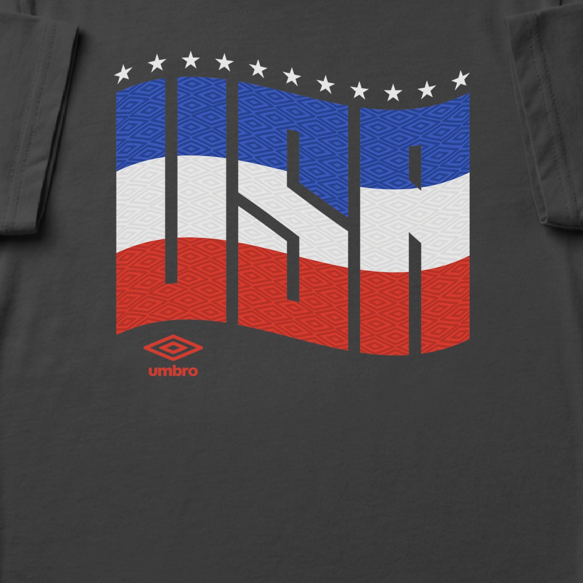 Umbro Adult USA Wavy Logo T-Shirt