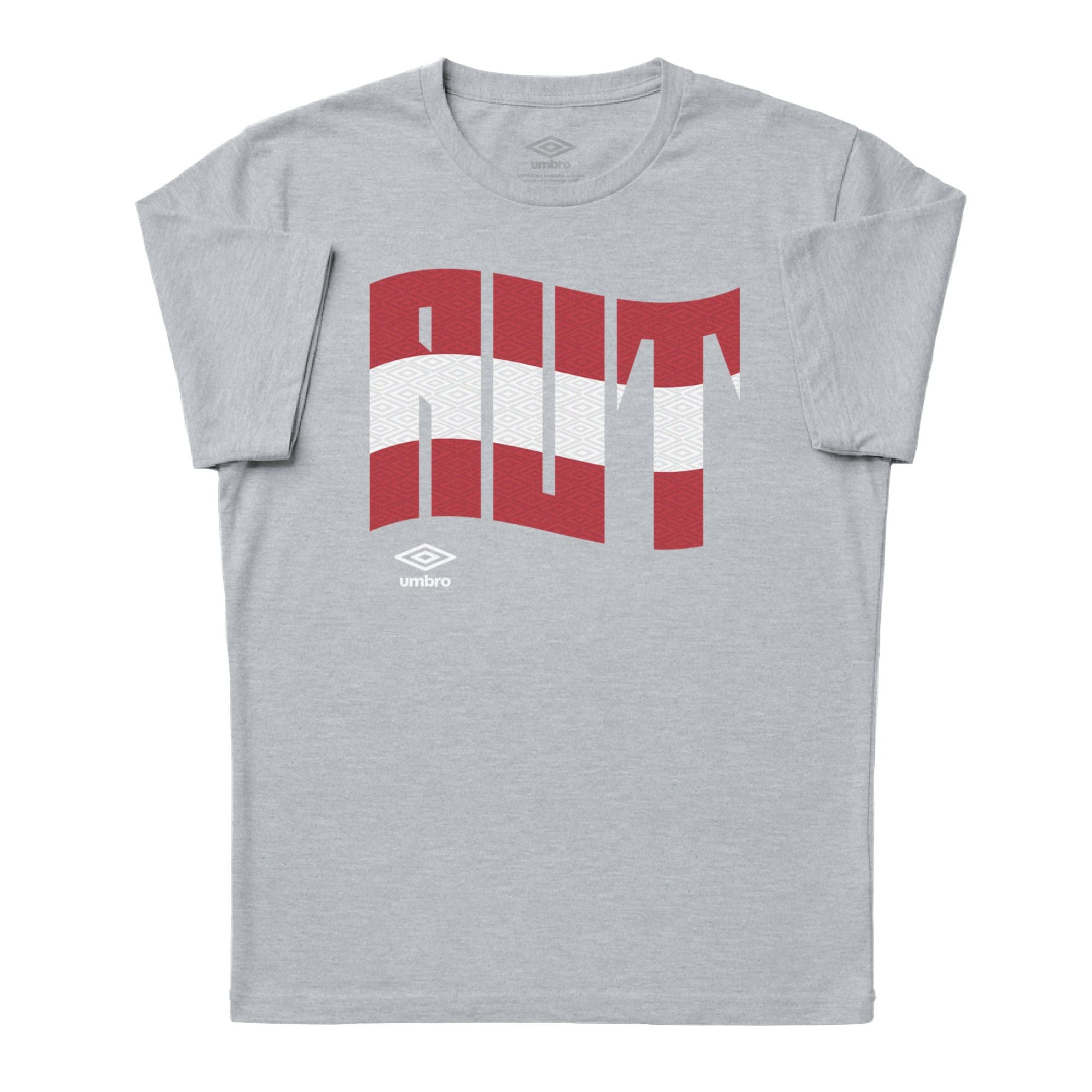 Umbro Austria Wavy Logo T-Shirt Sport Grey