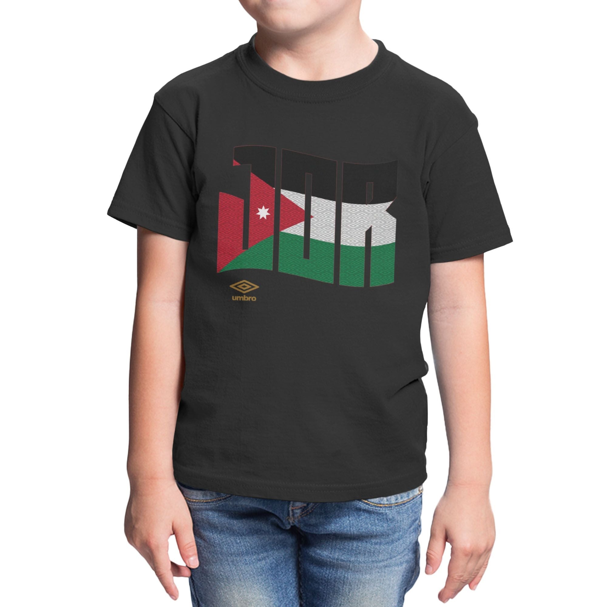 Umbro Kids Jordan Wavy Logo T-Shirt