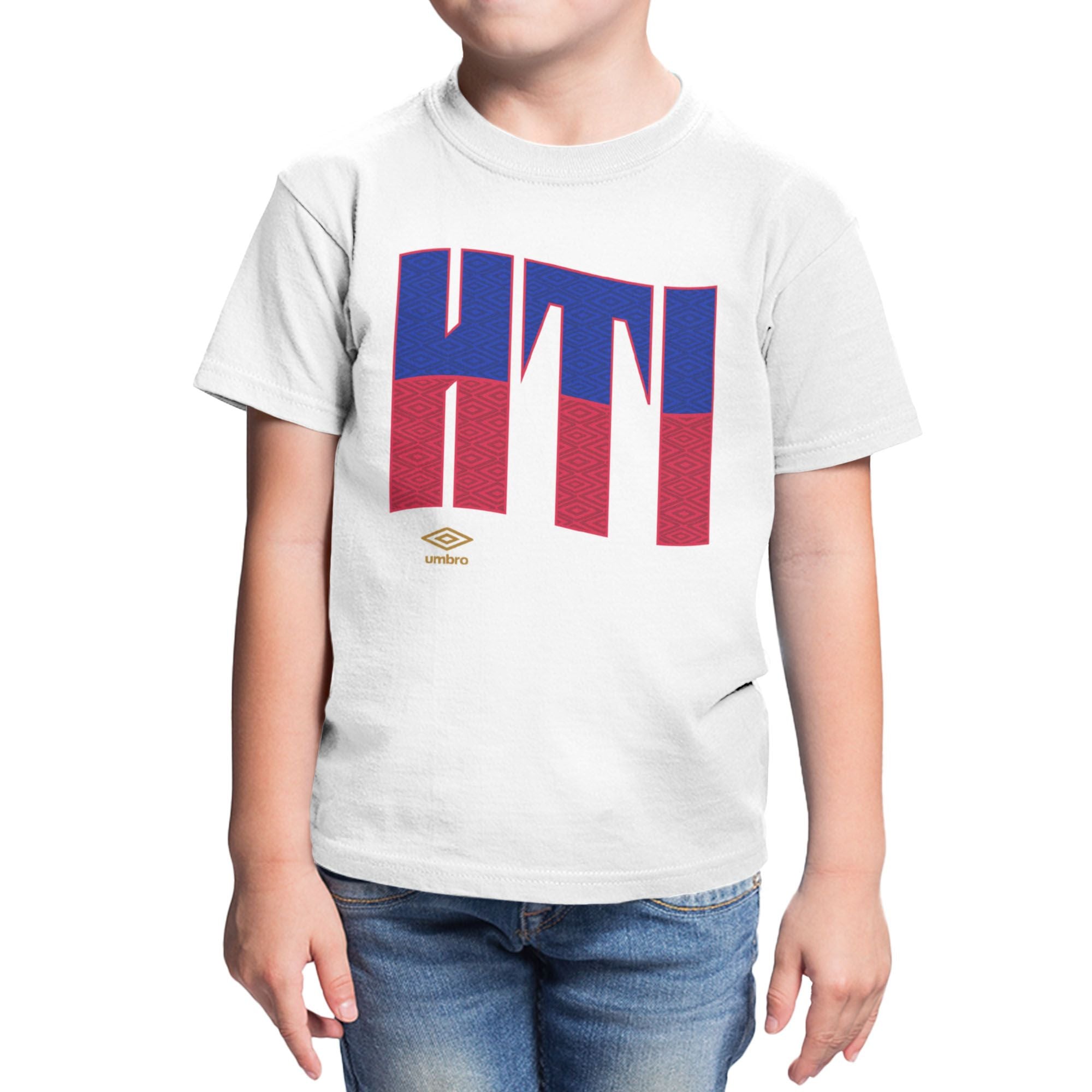 Umbro Kids Haiti Wavy Logo T-Shirt