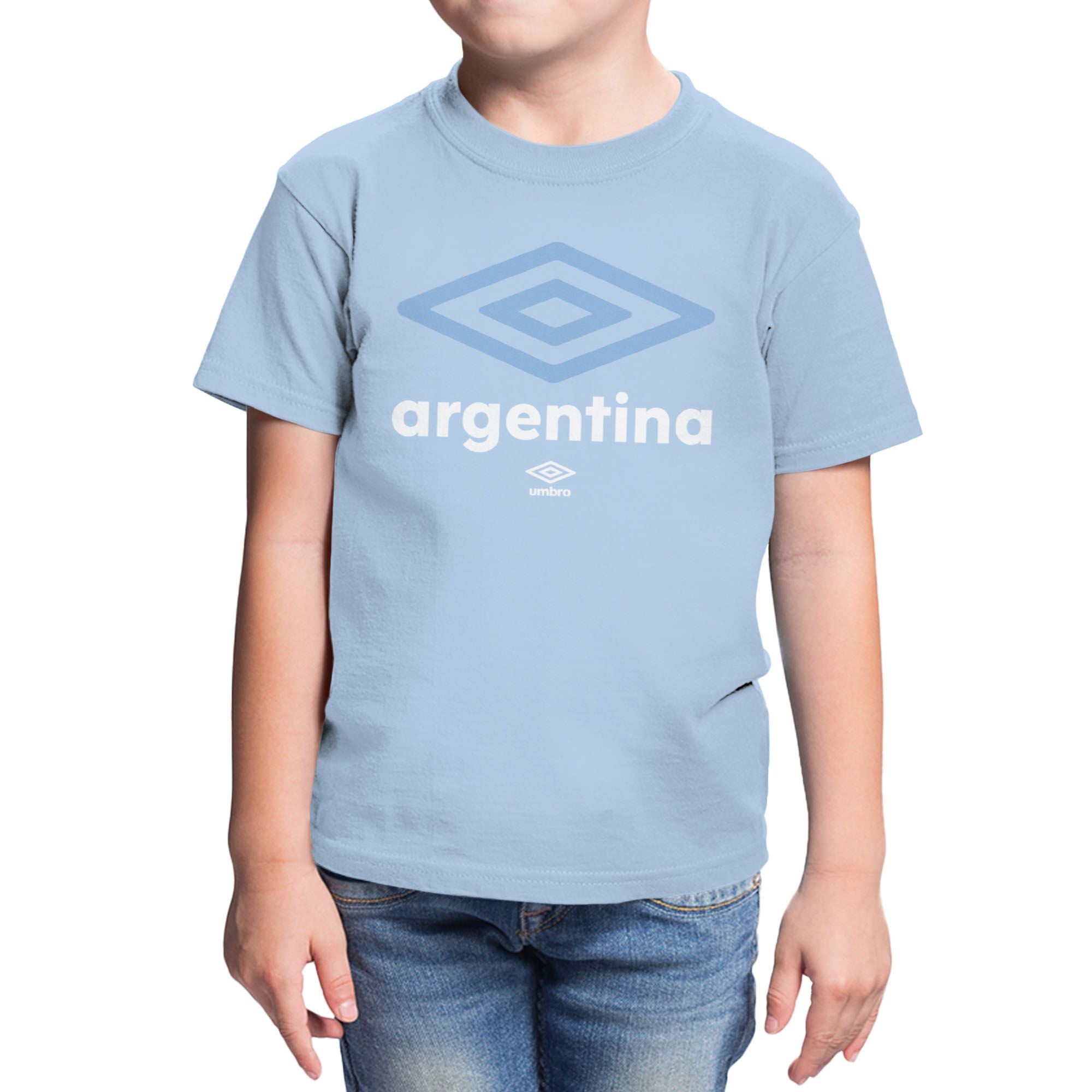 Umbro Kids Argentina Diamond Logo T-Shirt