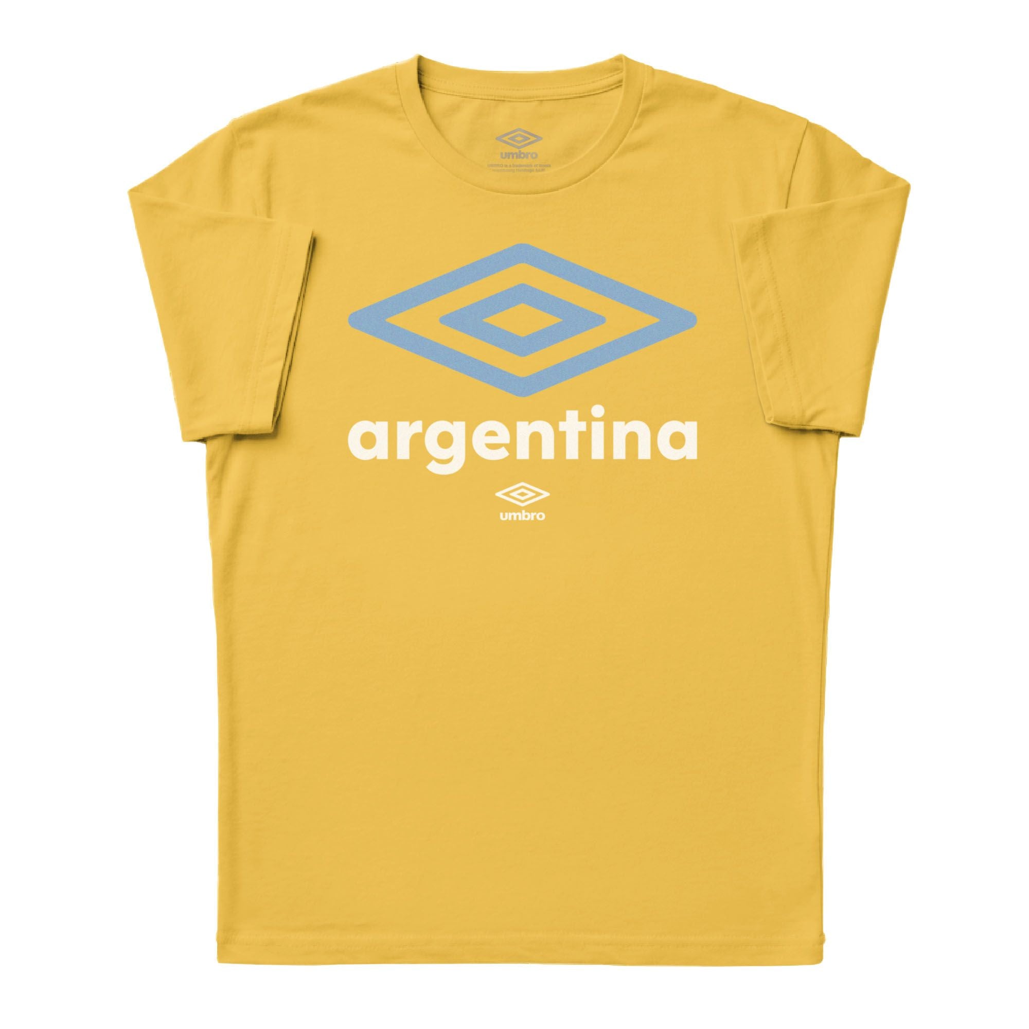 Umbro Argentina Diamond Logo T-Shirt Daisy