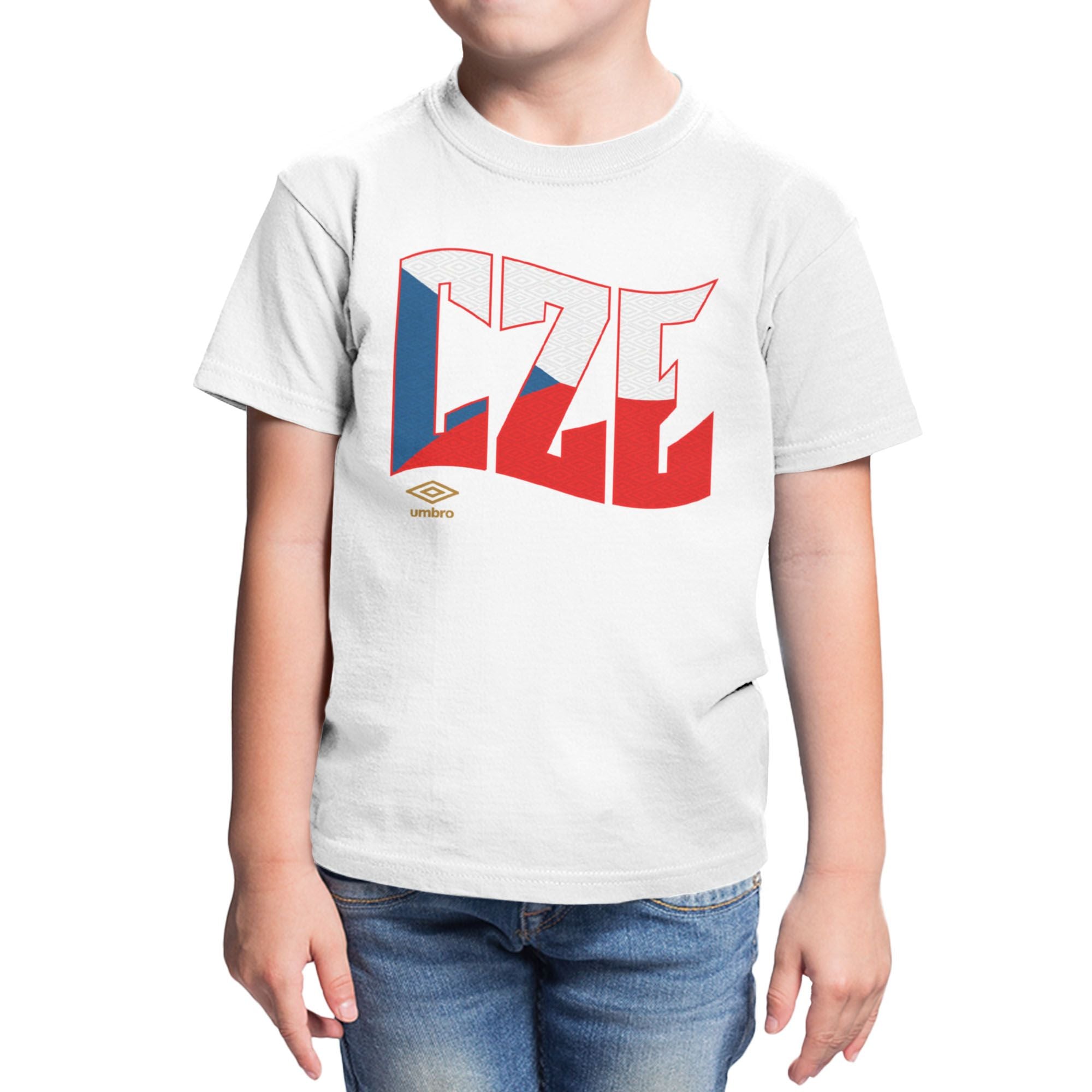 Umbro Kids Czech Republic Wavy Logo T-Shirt