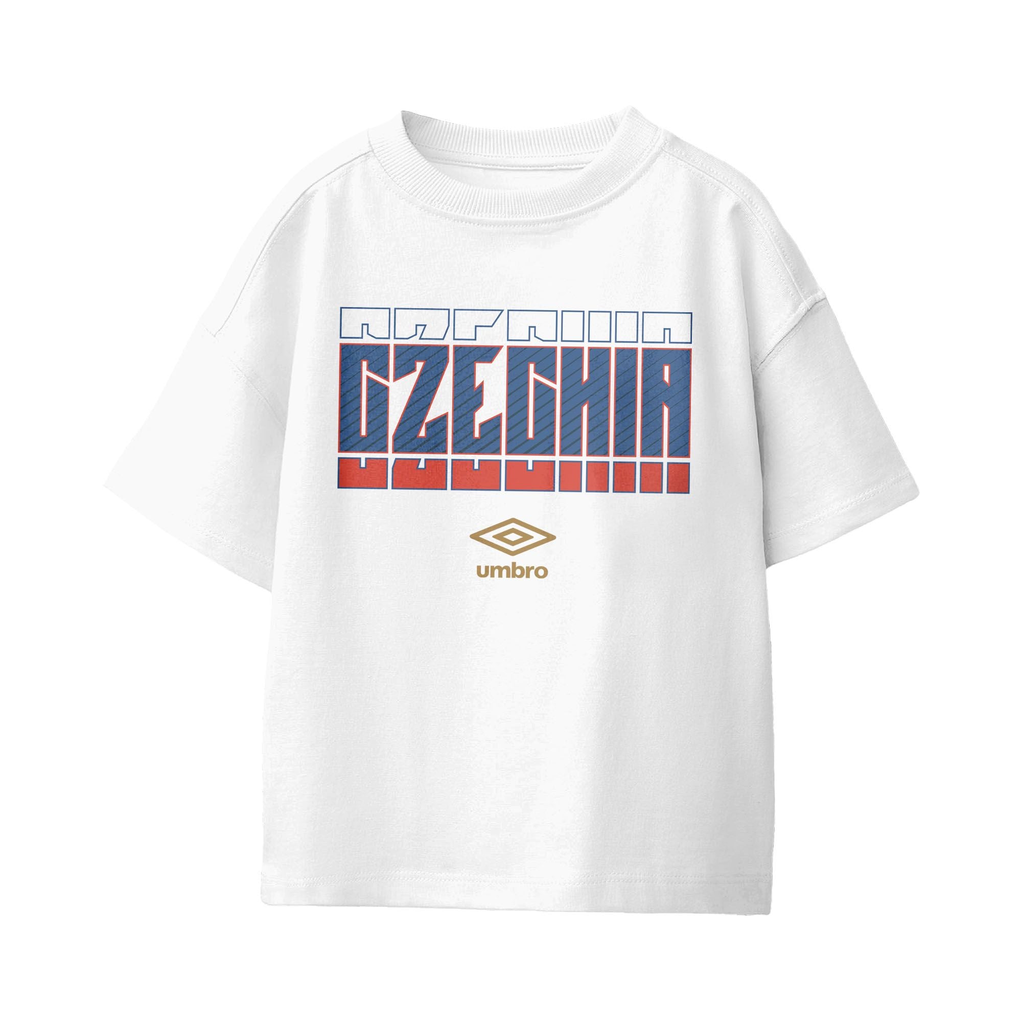 Umbro Czech Republic Stacked Soccer T-Shirt White