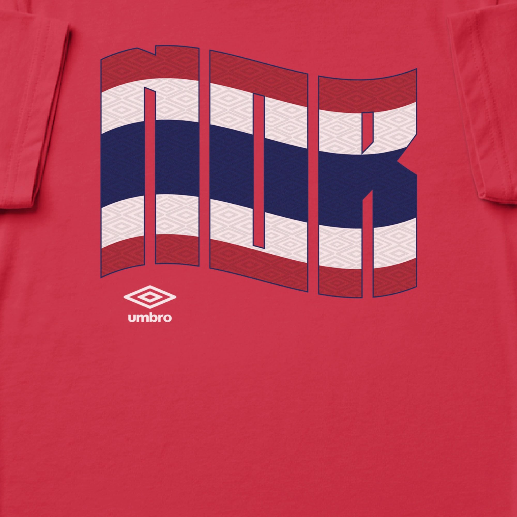 Umbro Norway Wavy Logo T-Shirt Red 