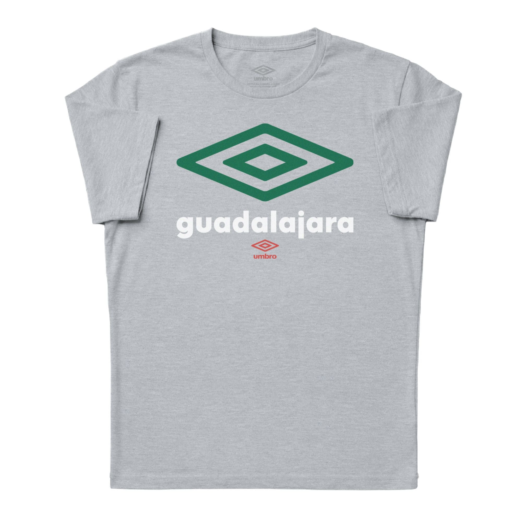 Umbro Adult Unisex Guadalajara City Diamond Logo T-Shirt Sport Grey