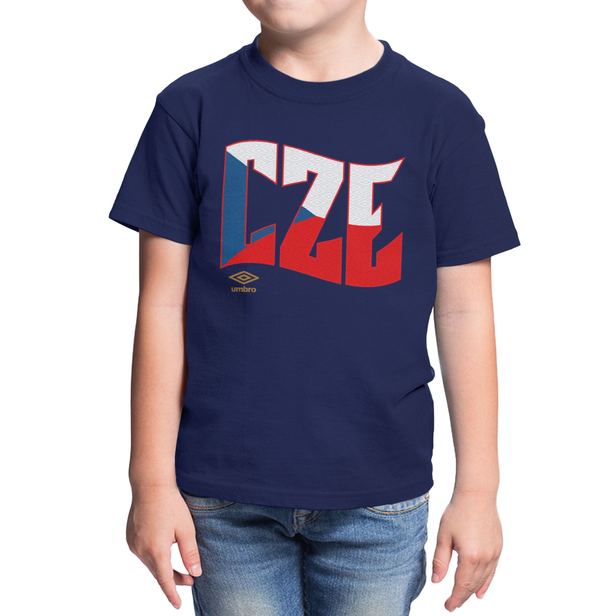 Umbro Kids Czech Republic Wavy Logo T-Shirt