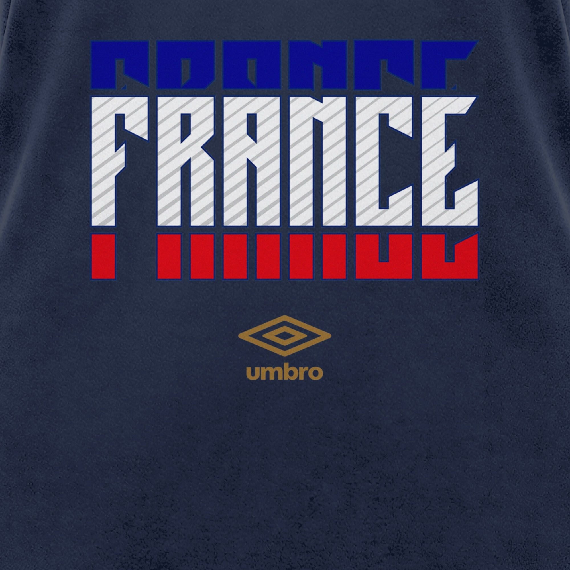 Umbro France Stacked Soccer Tank Midnight Navy