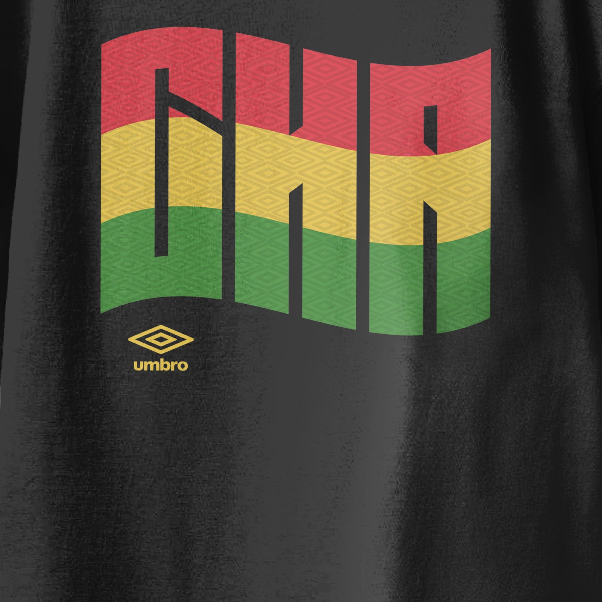 Umbro Kids Ghana Wavy Logo T-Shirt