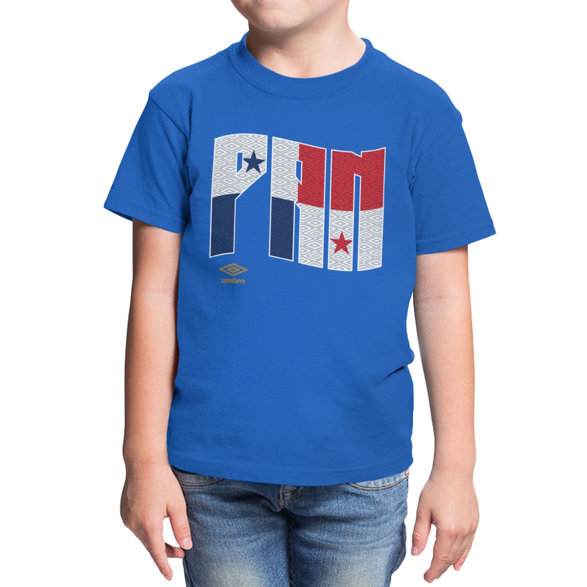 Umbro Kids Panama Wavy Logo T-Shirt