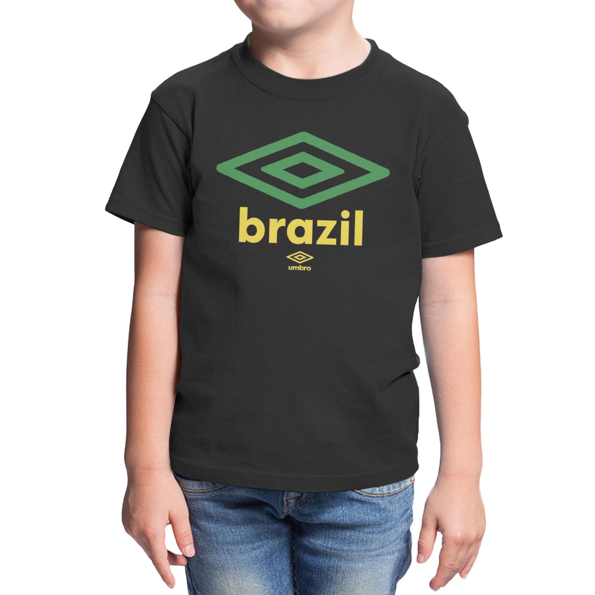 Umbro Kids Brazil Diamond Logo T-Shirt
