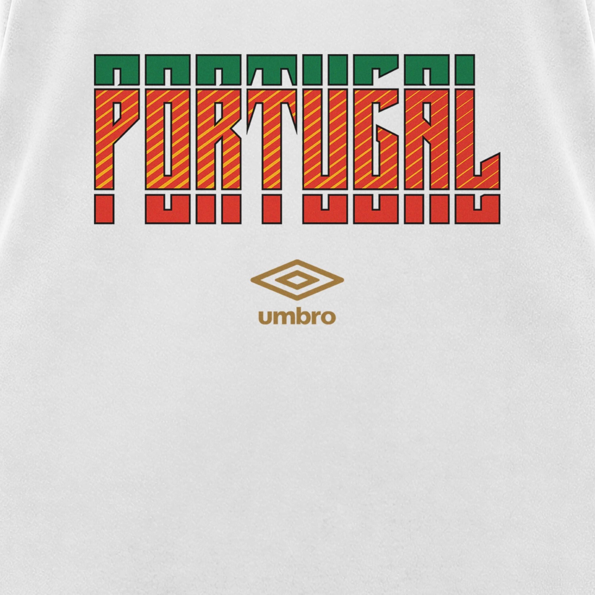 Umbro Portugal Stacked Soccer Tank Bright White