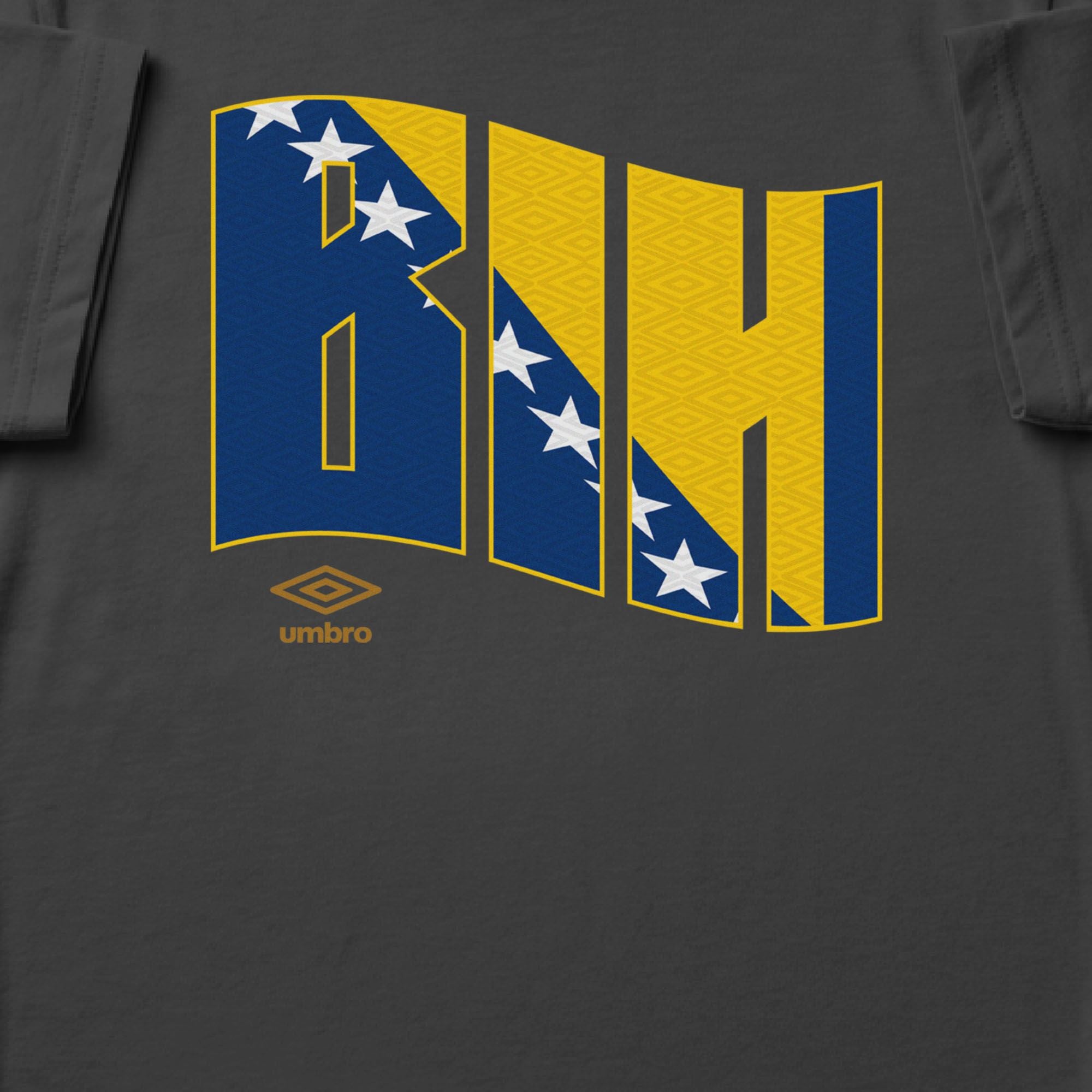 Umbro Adult Bosnia and Herzegovina Wavy Logo T-Shirt