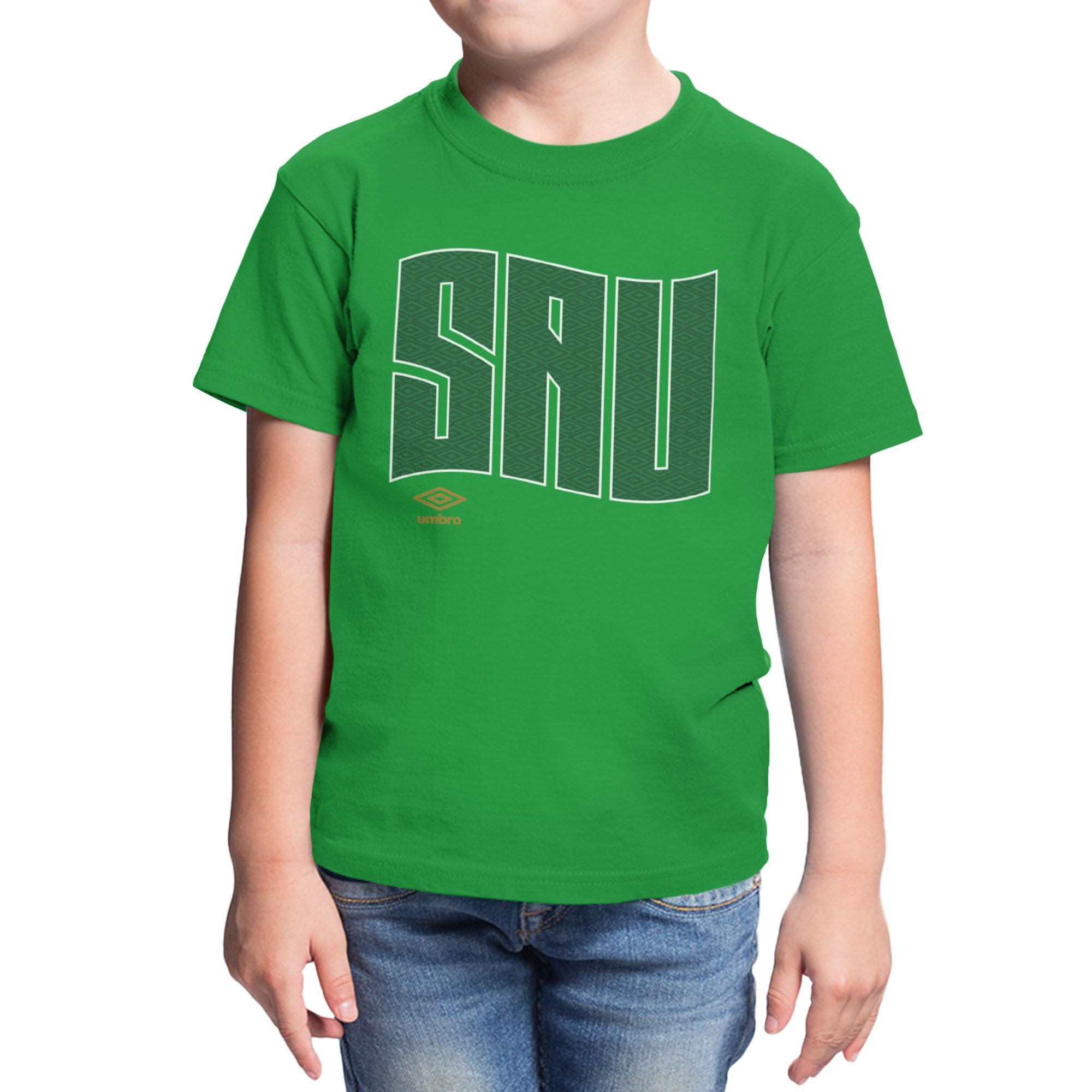 Umbro Kids Saudi Arabia Wavy Logo T-Shirt