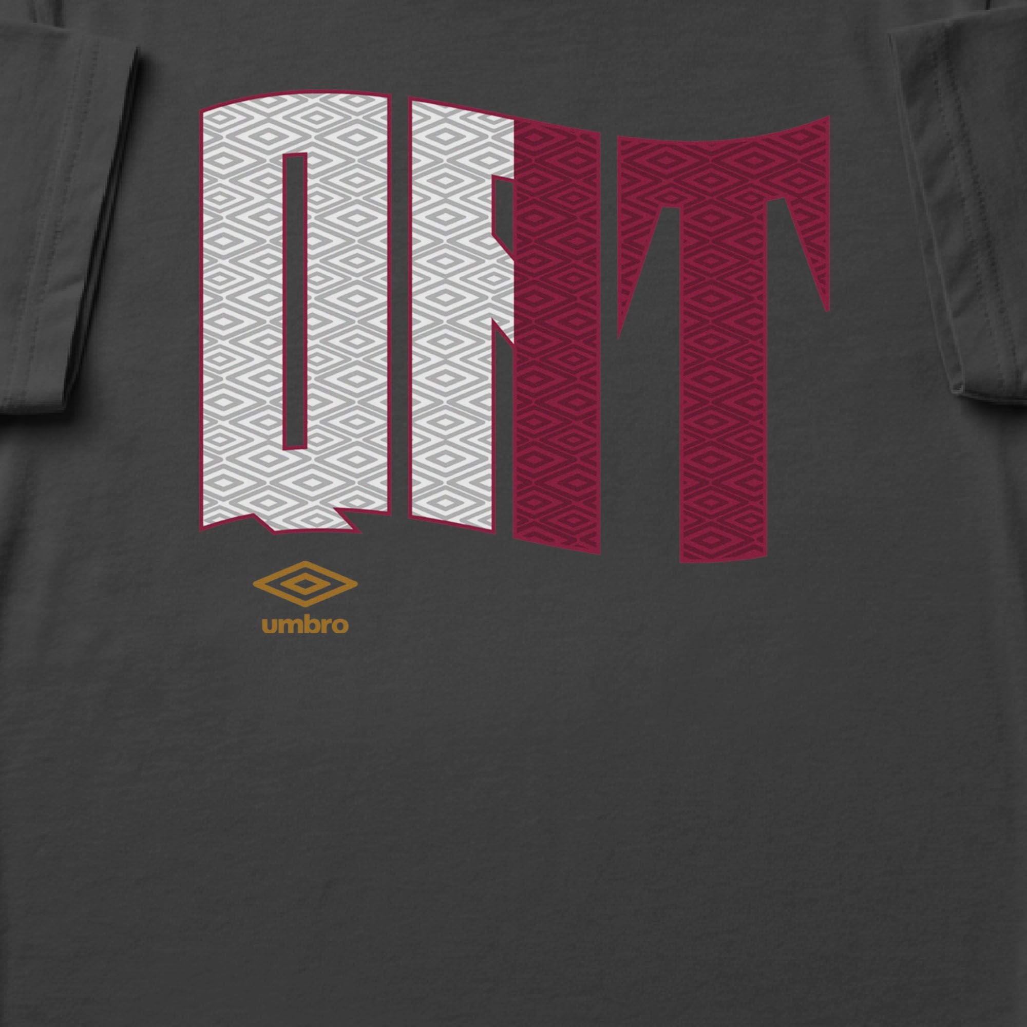 Umbro Adult Qatar Wavy Logo T-Shirt