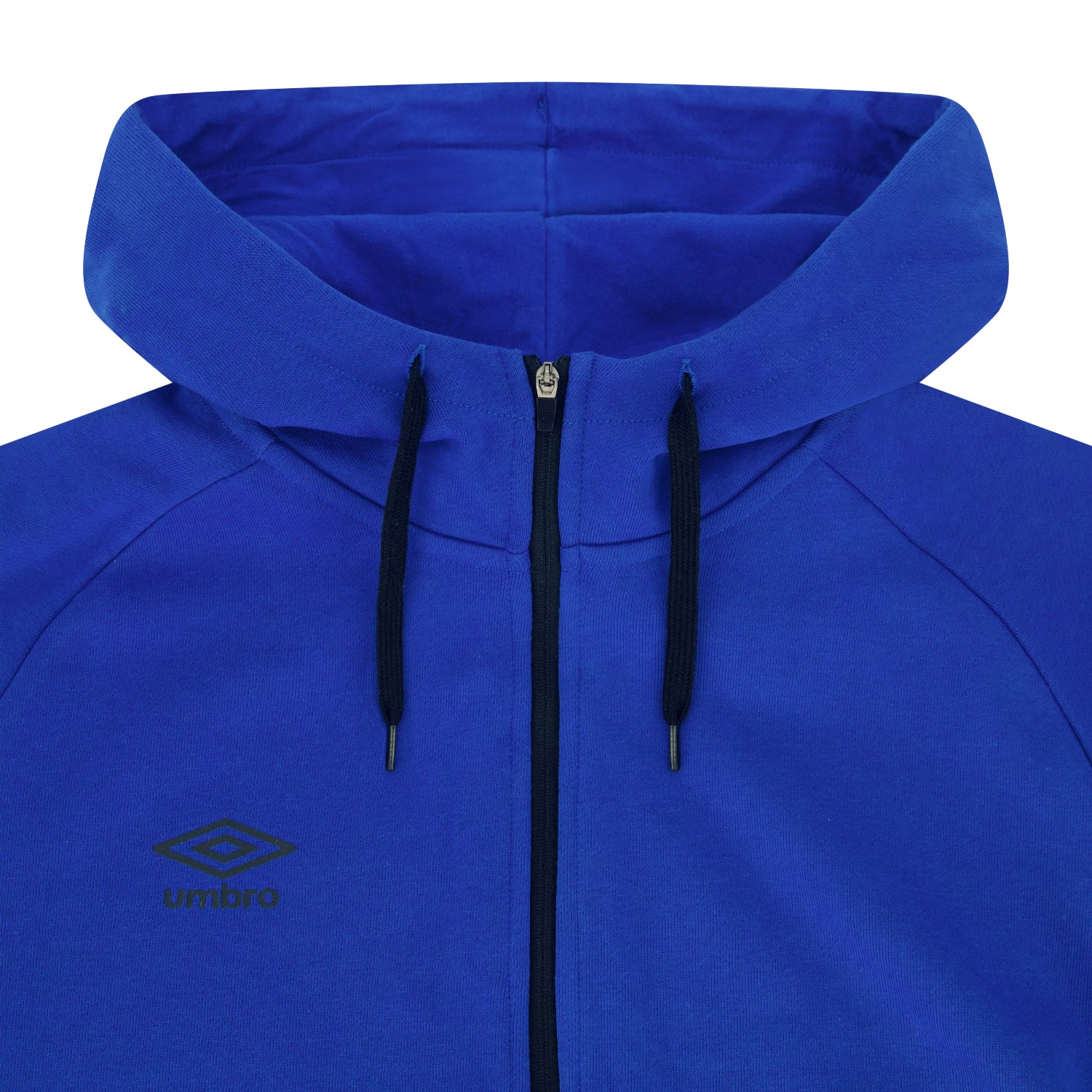 Umbro Men's Slim Fit Terrace Full Zip Deep Blue Hoodie