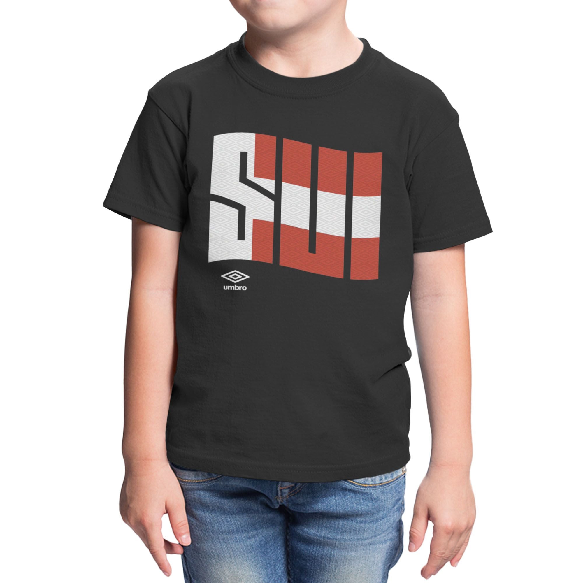 Umbro Kids Switzerland Wavy Logo T-Shirt
