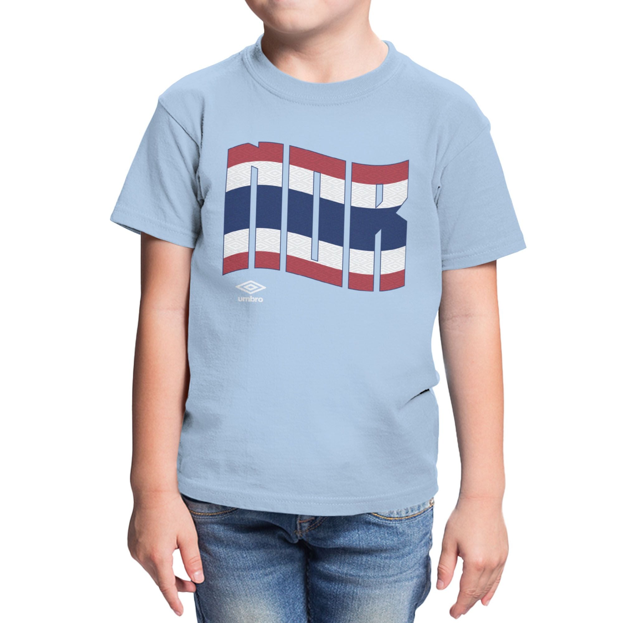 Umbro Kids Norway Wavy Logo T-Shirt