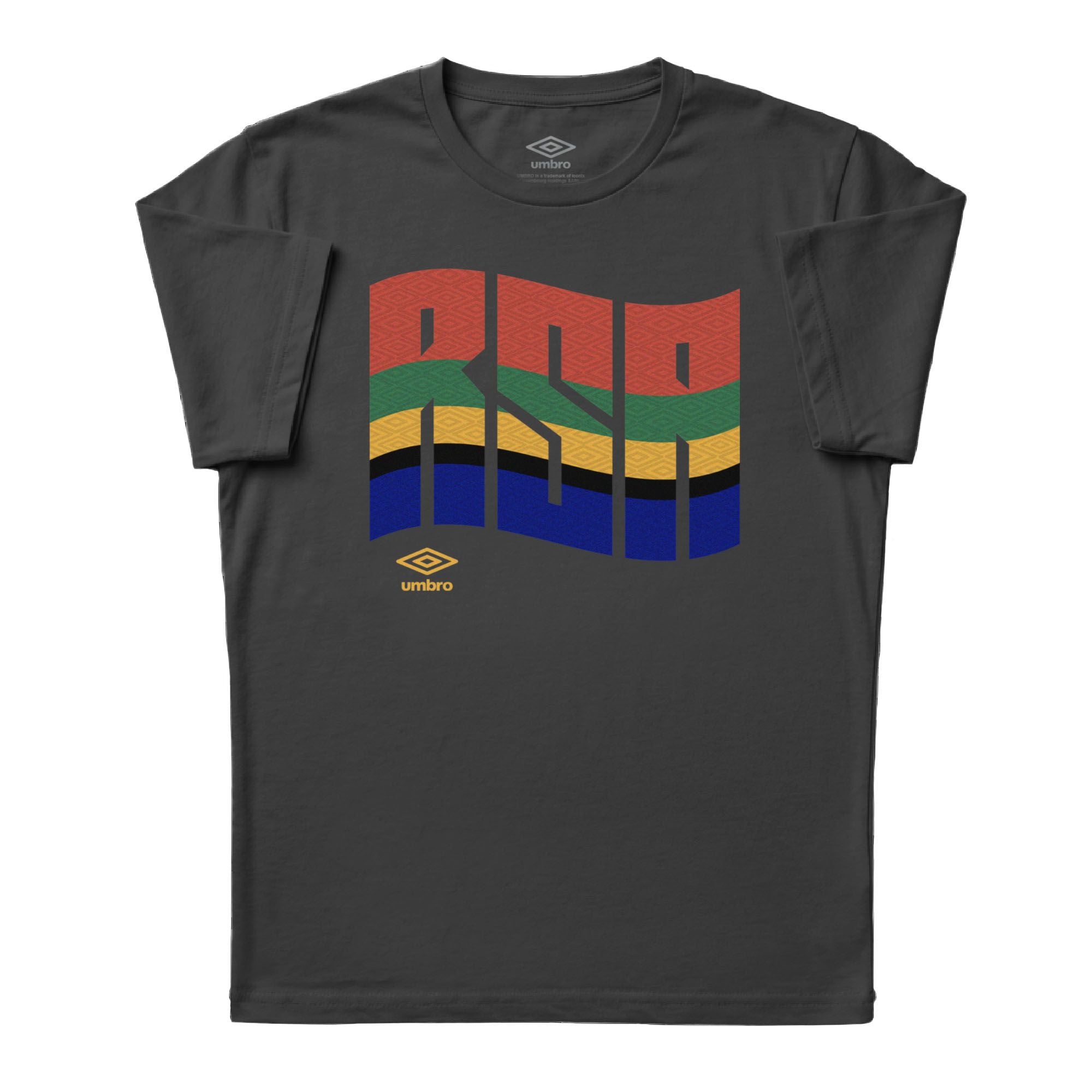 Umbro Adult Unisex South Africa Wavy Logo T-Shirt Black